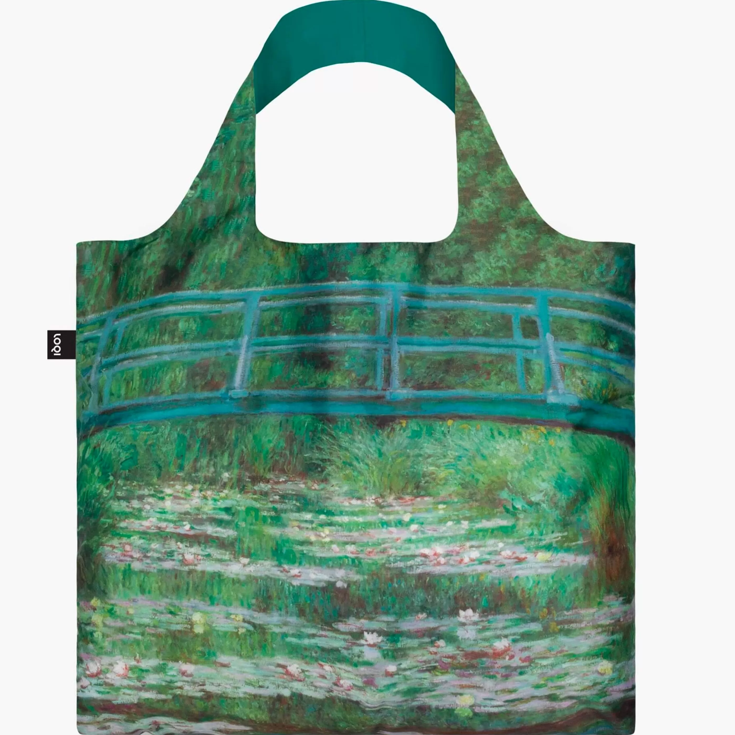 LOQI Bags>Monet Japanese Footbridge Tote Bag