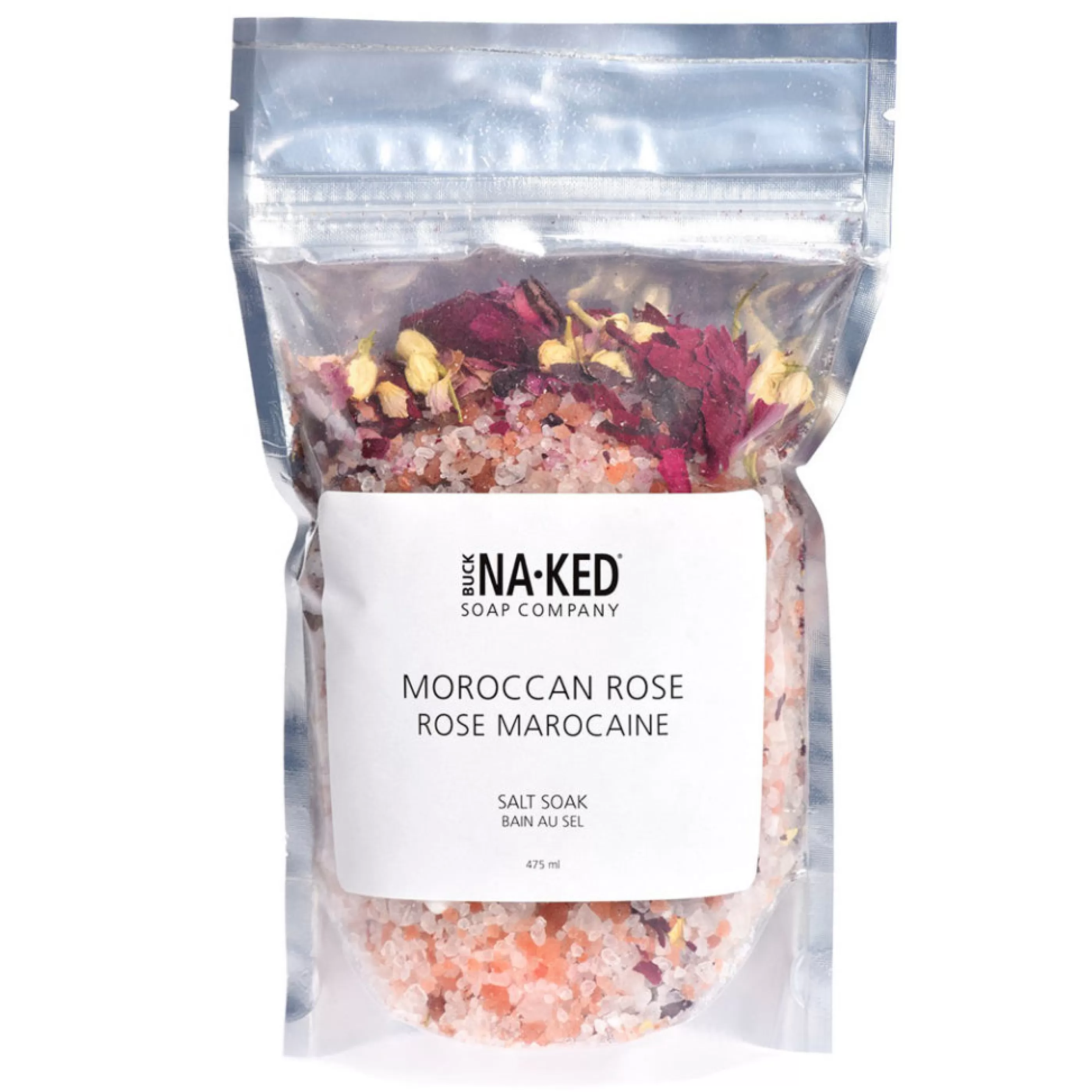 Buck Naked Soap Company Bath & Shower>Moroccan Rose Salt Soak