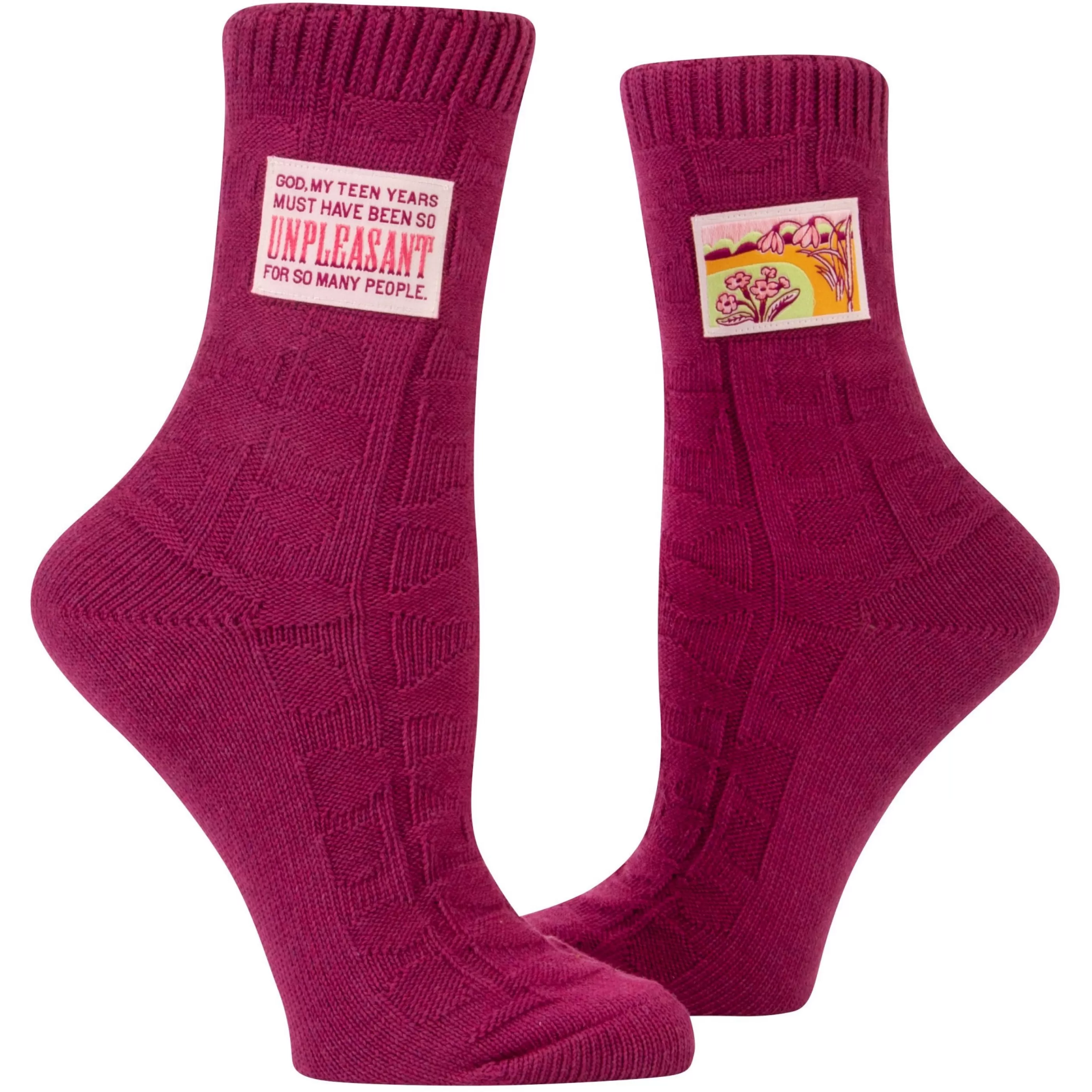 Blue Q Men's Socks>My Teen Years Tag Socks