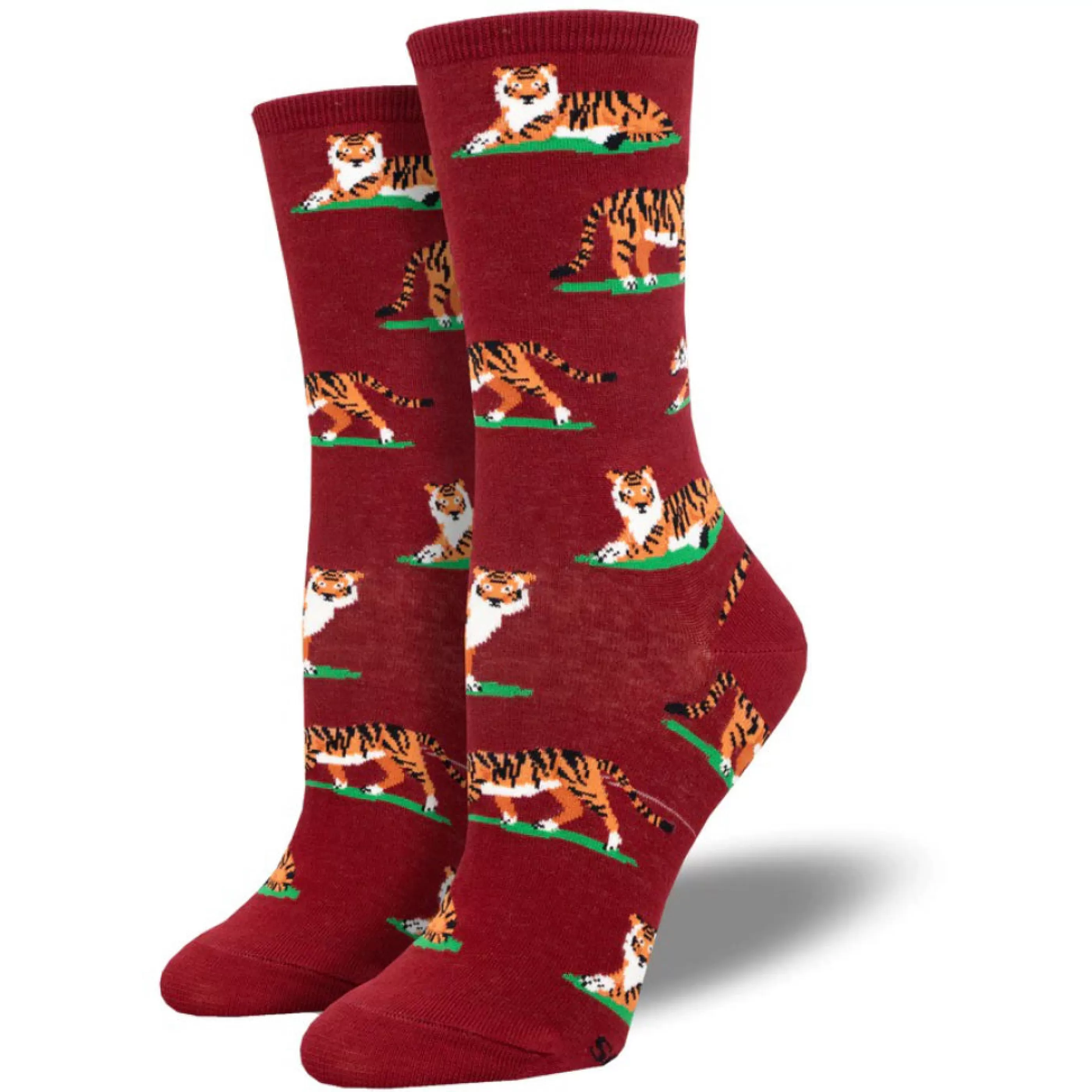 SockSmith Women's Socks>On The Prowl Socks Red