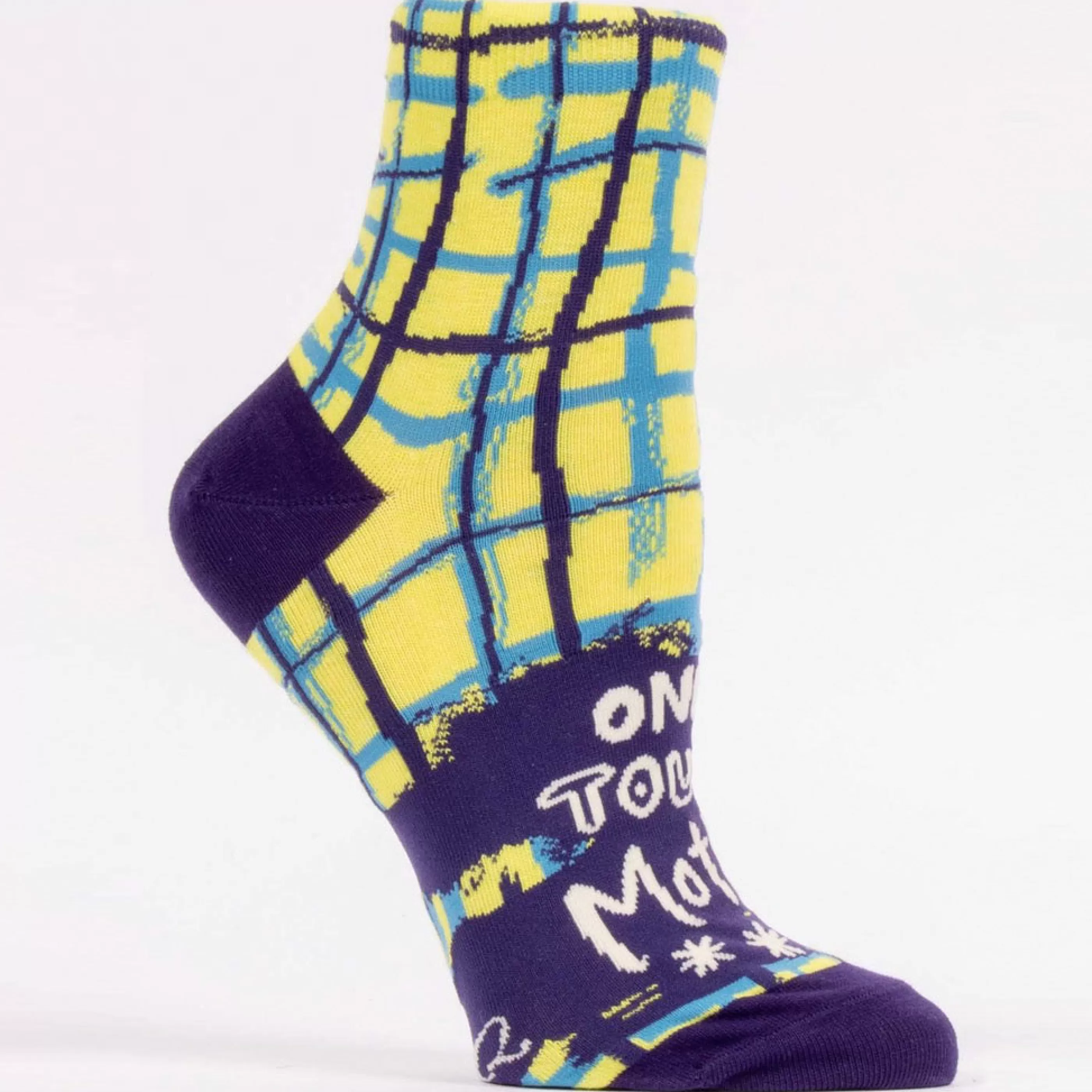 Blue Q Women's Socks>One Tough Mother Ankle Socks