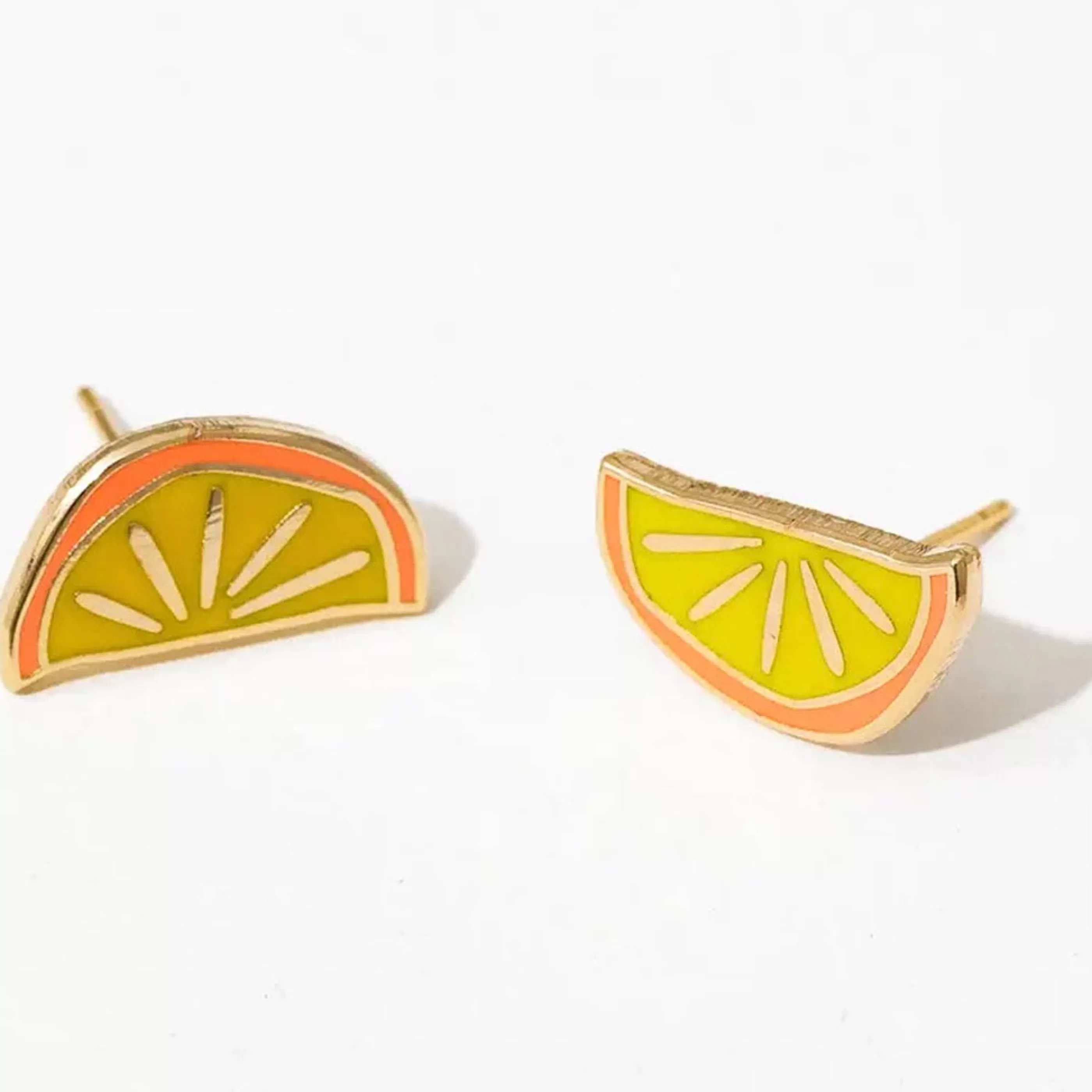 Larissa Loden Jewellery>Orange Slice Post Earrings