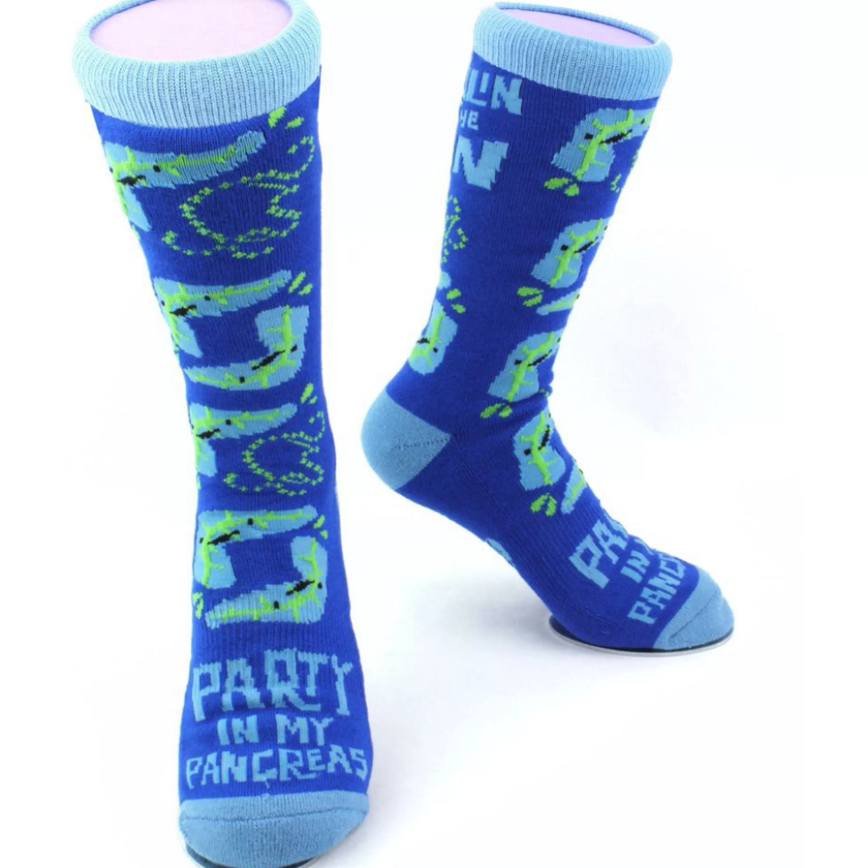 I Heart Guts Men's Socks>Pancreas Socks