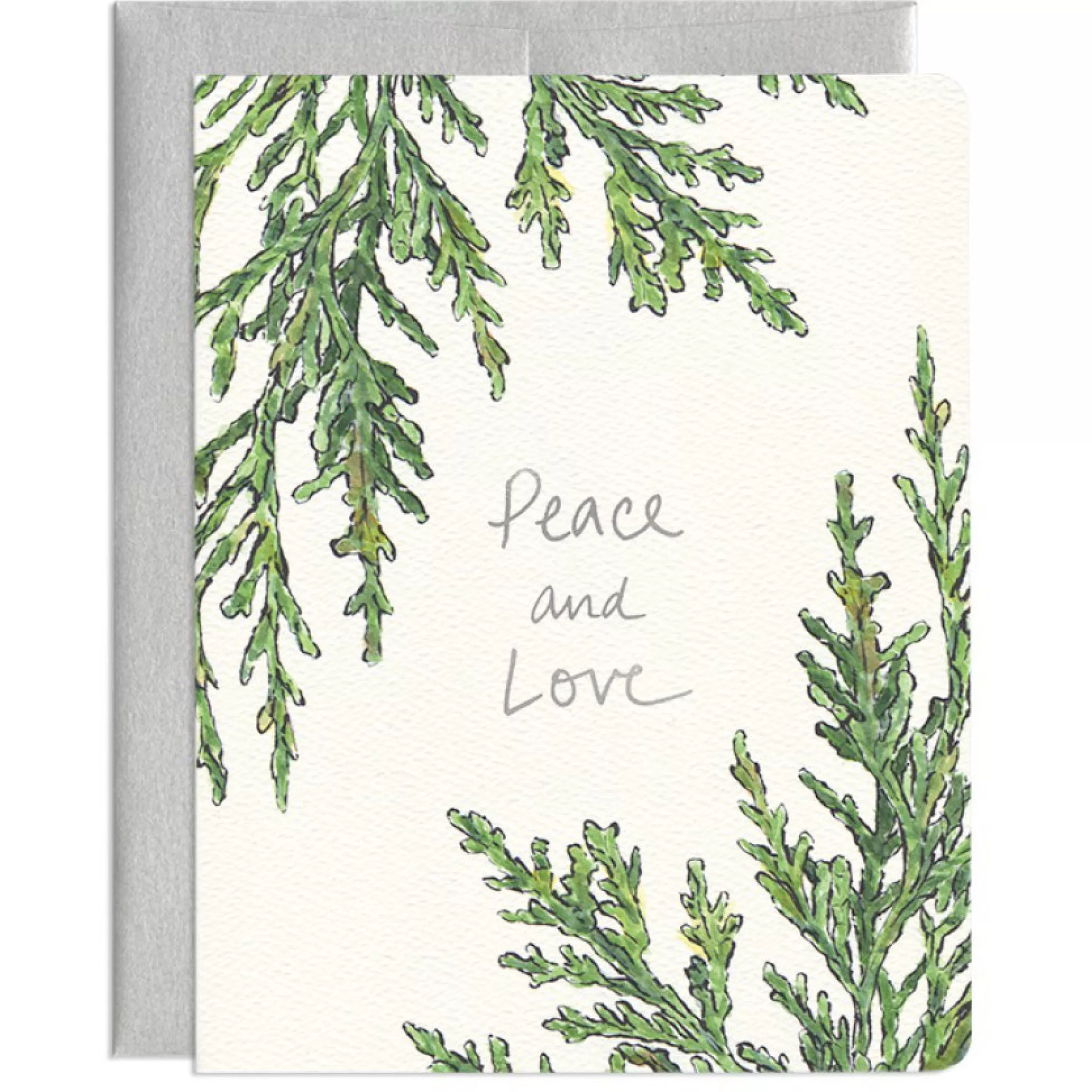 Gotamago Peace & Love Juniper Card Fashion