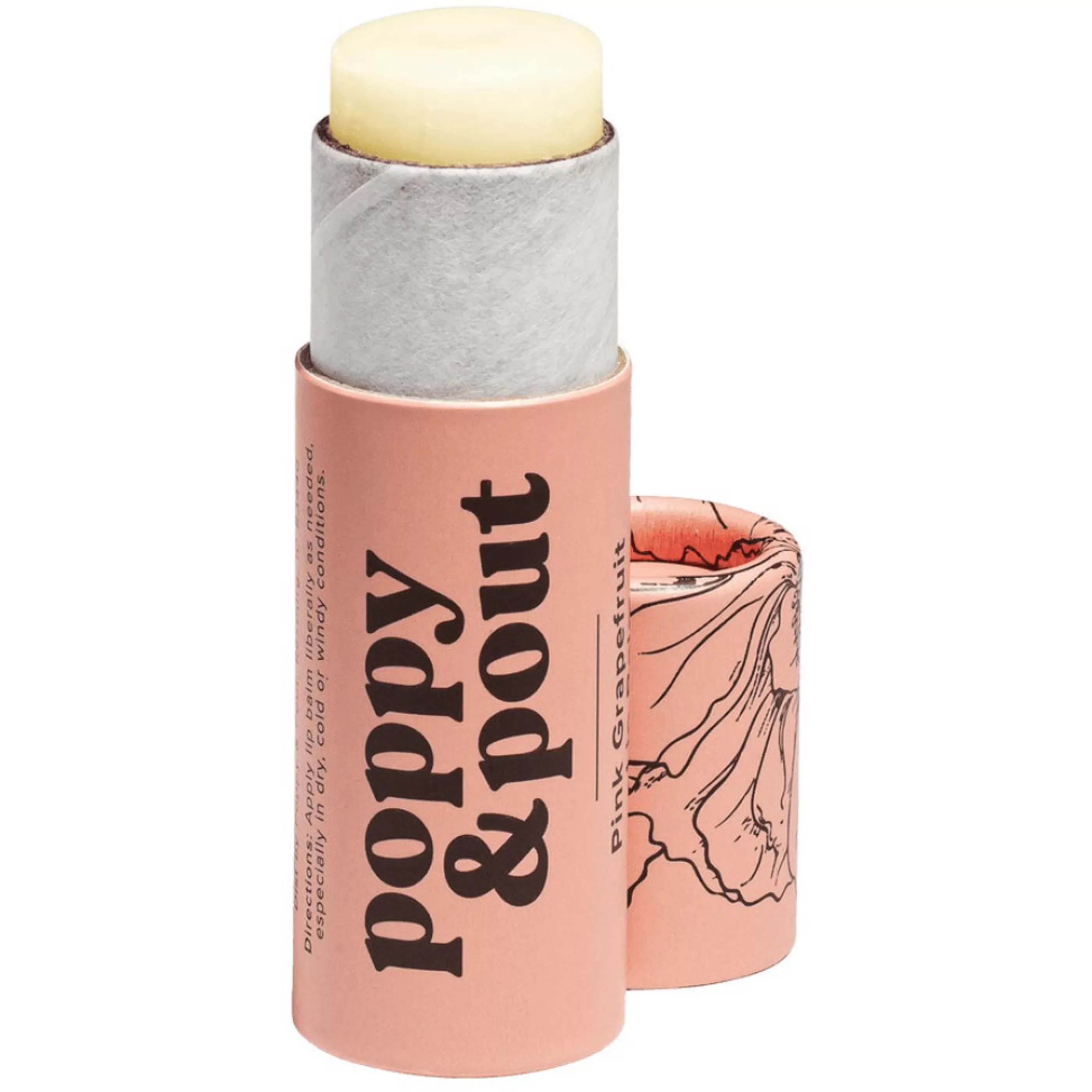 Poppy & Pout Lip Balm>Pink Grapefruit Lip Balm