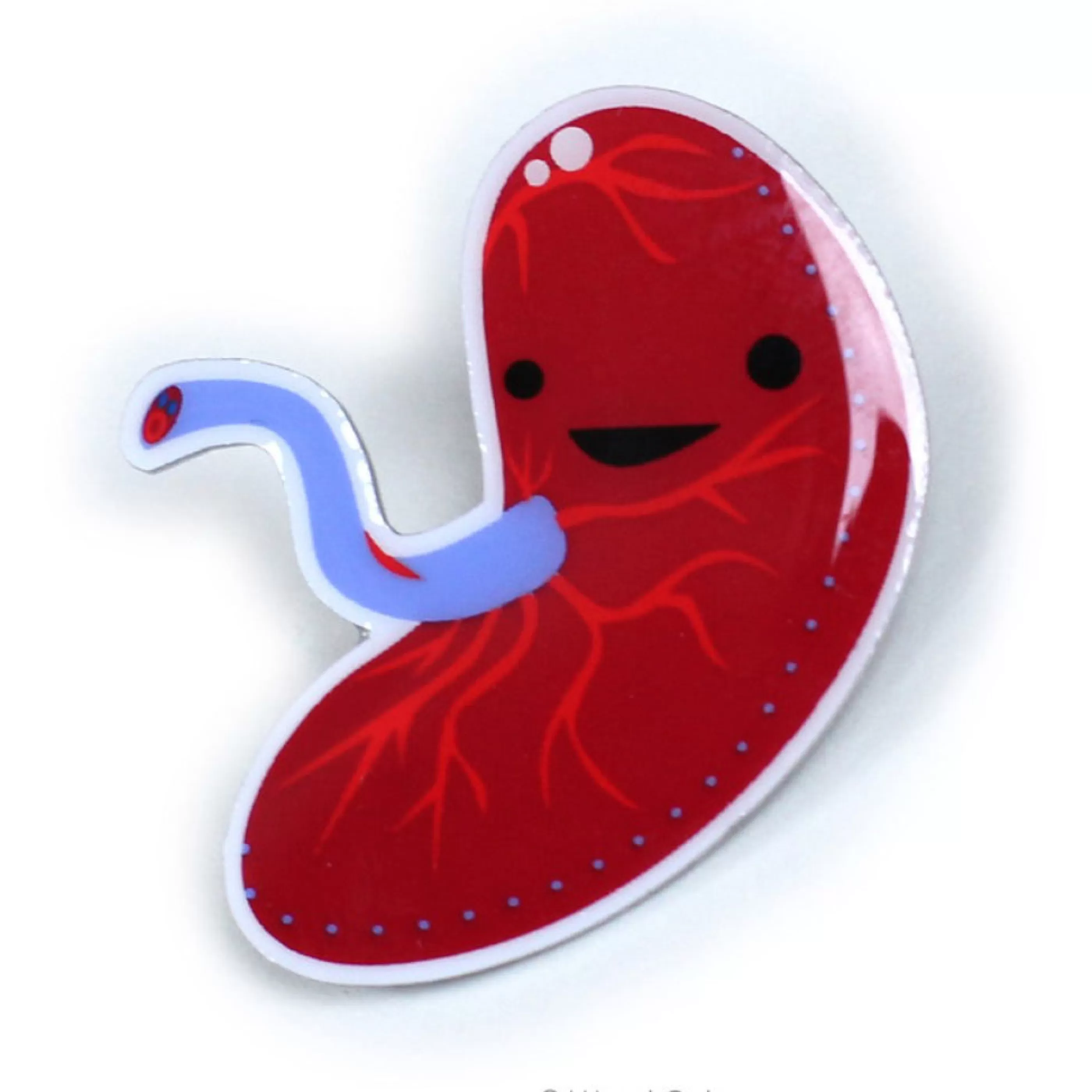 I Heart Guts Pins, Patches & Keychains>Placenta Lapel Pin