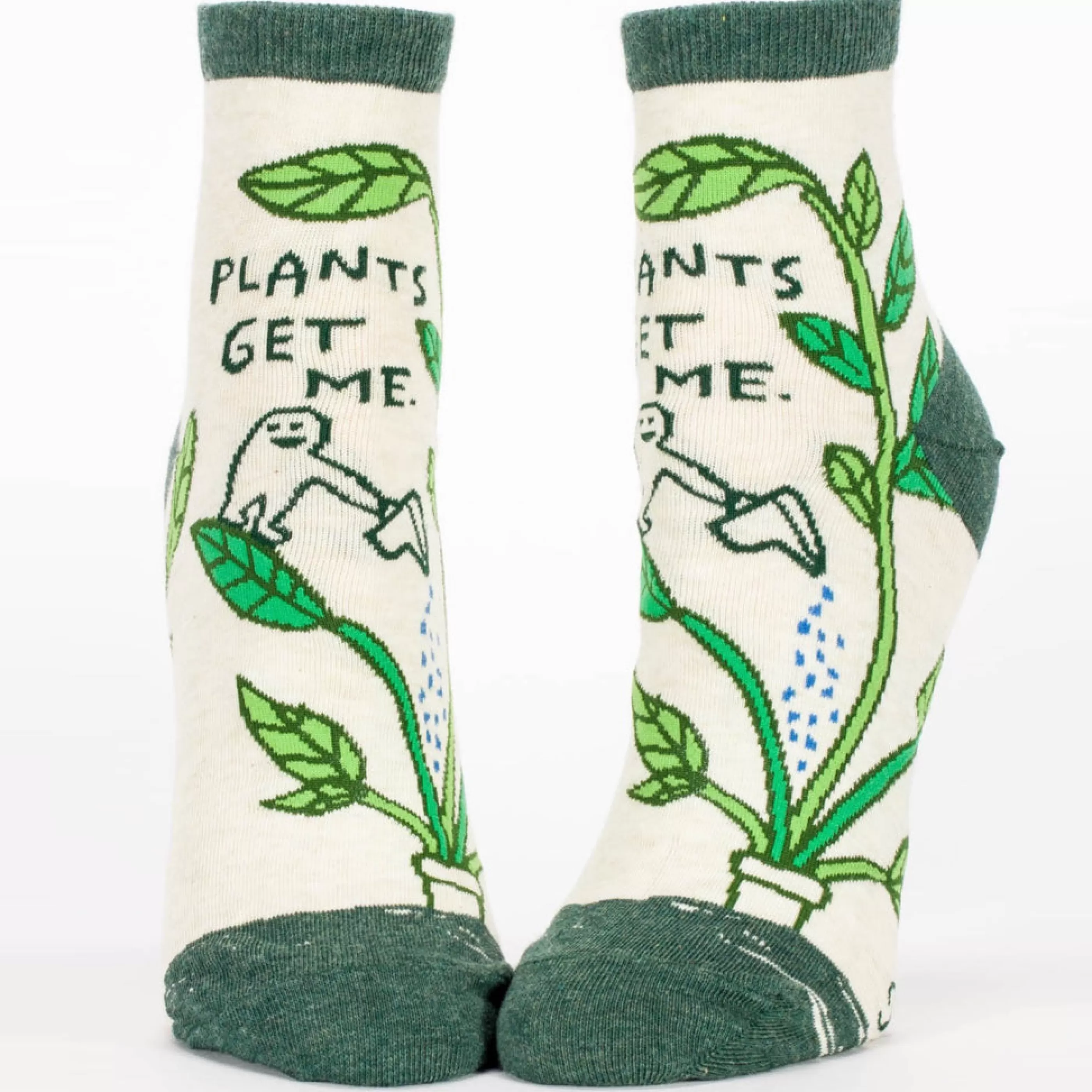 Blue Q Women's Socks>Plants Get Me Ankle Socks