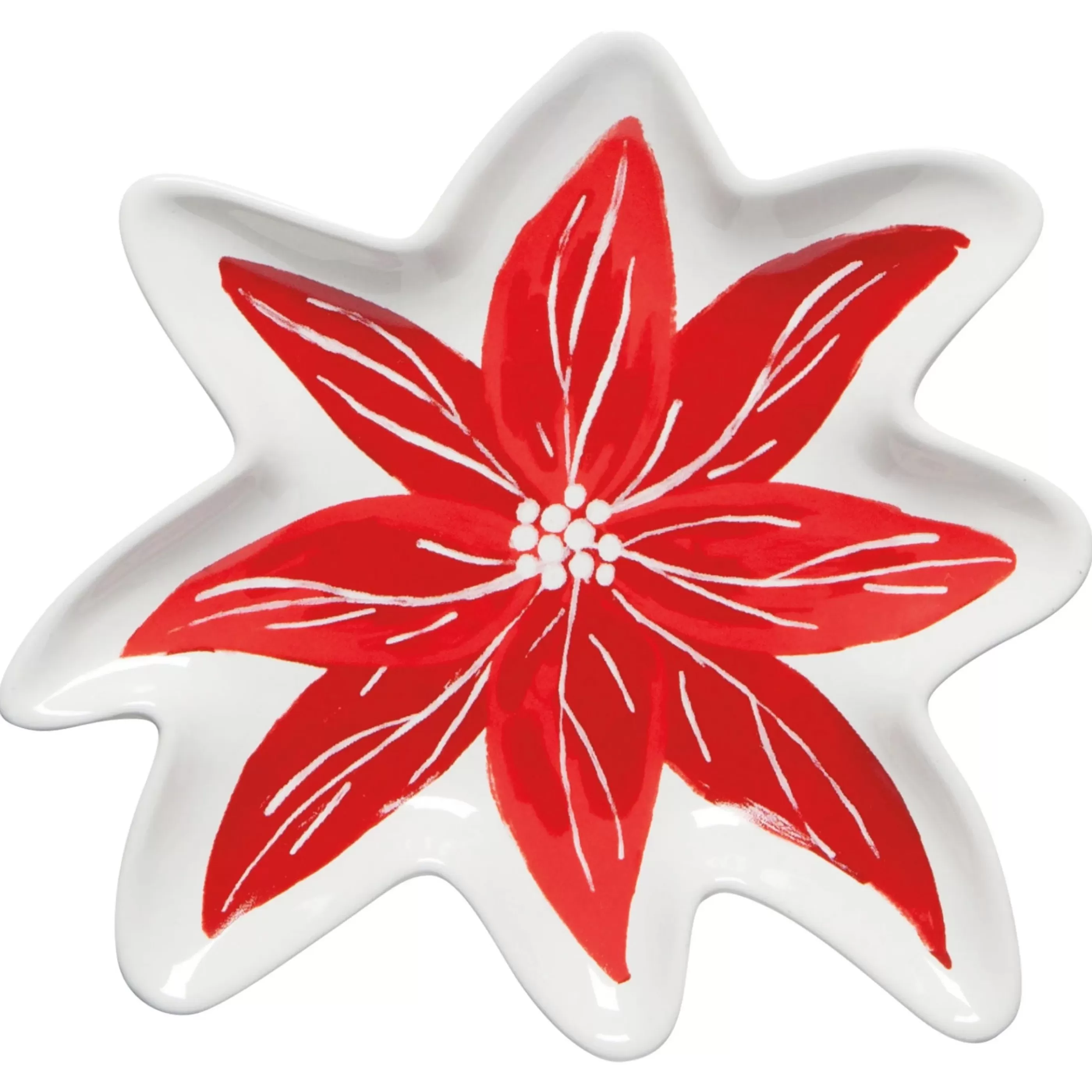 Danica Poinsettia Shaped Dish Best