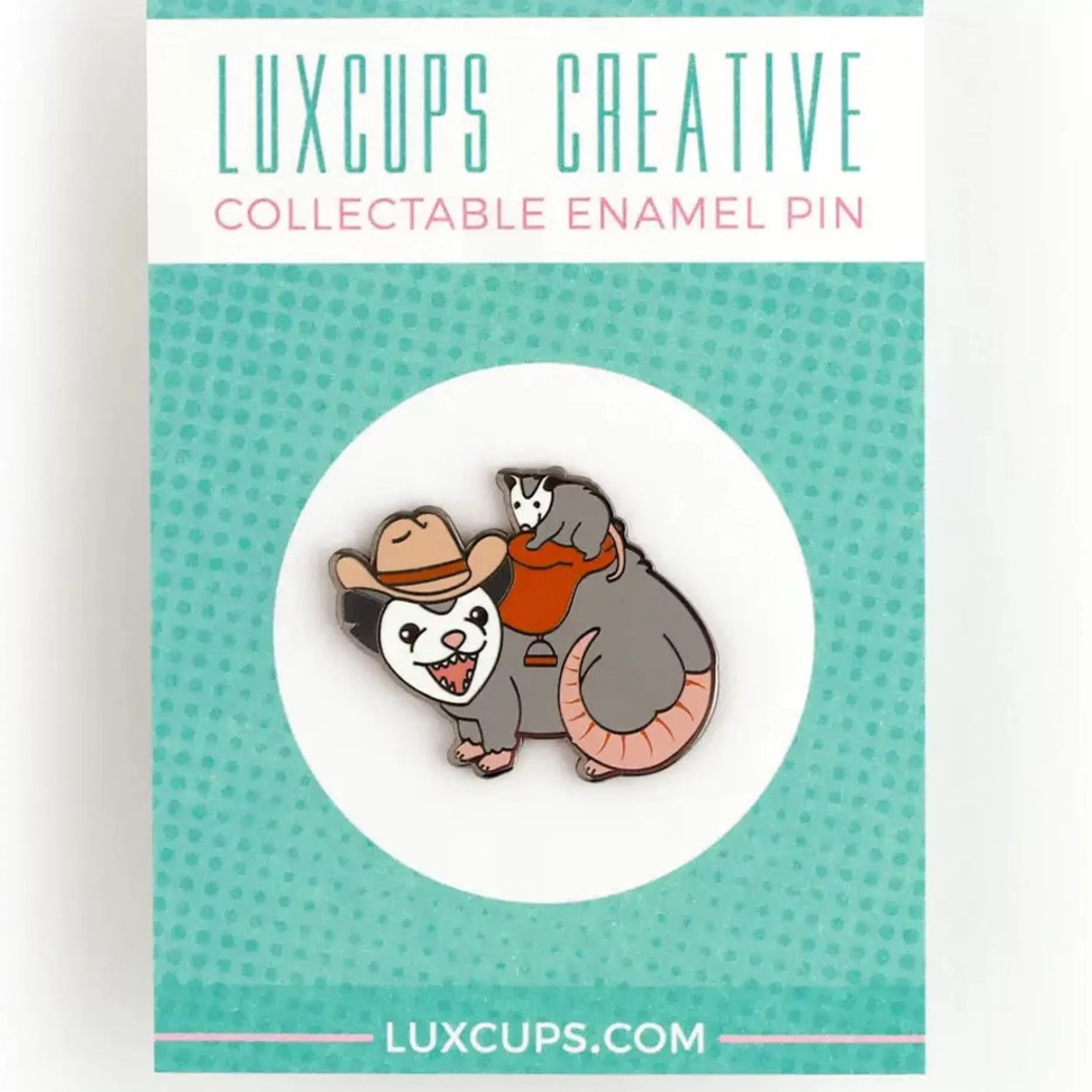 LuxCups Creative Pins, Patches & Keychains>Possum Posse Pin