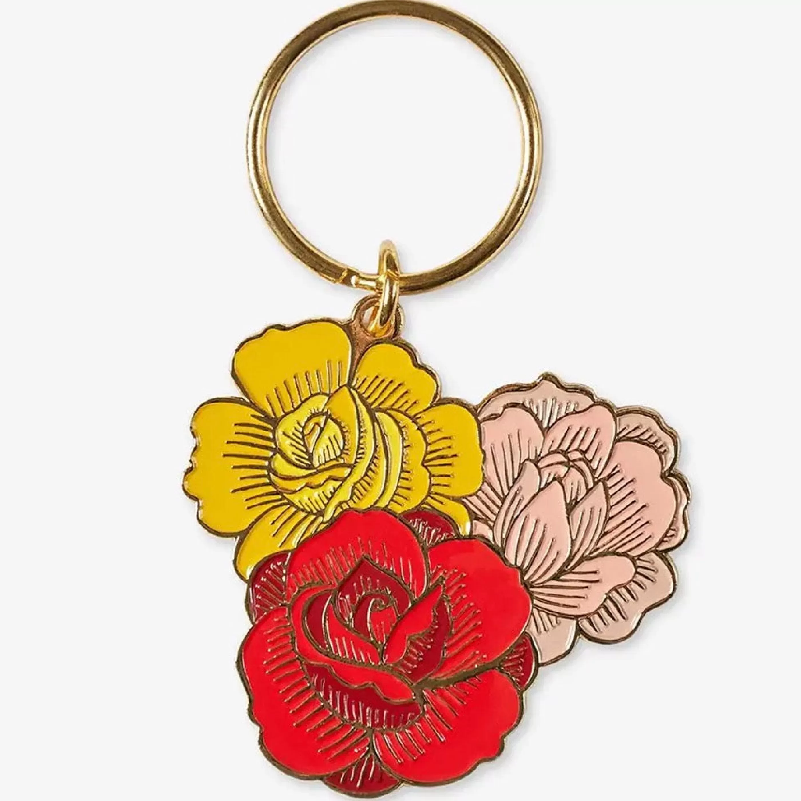 The Good Twin Pins, Patches & Keychains>Posy Flowers Keychain