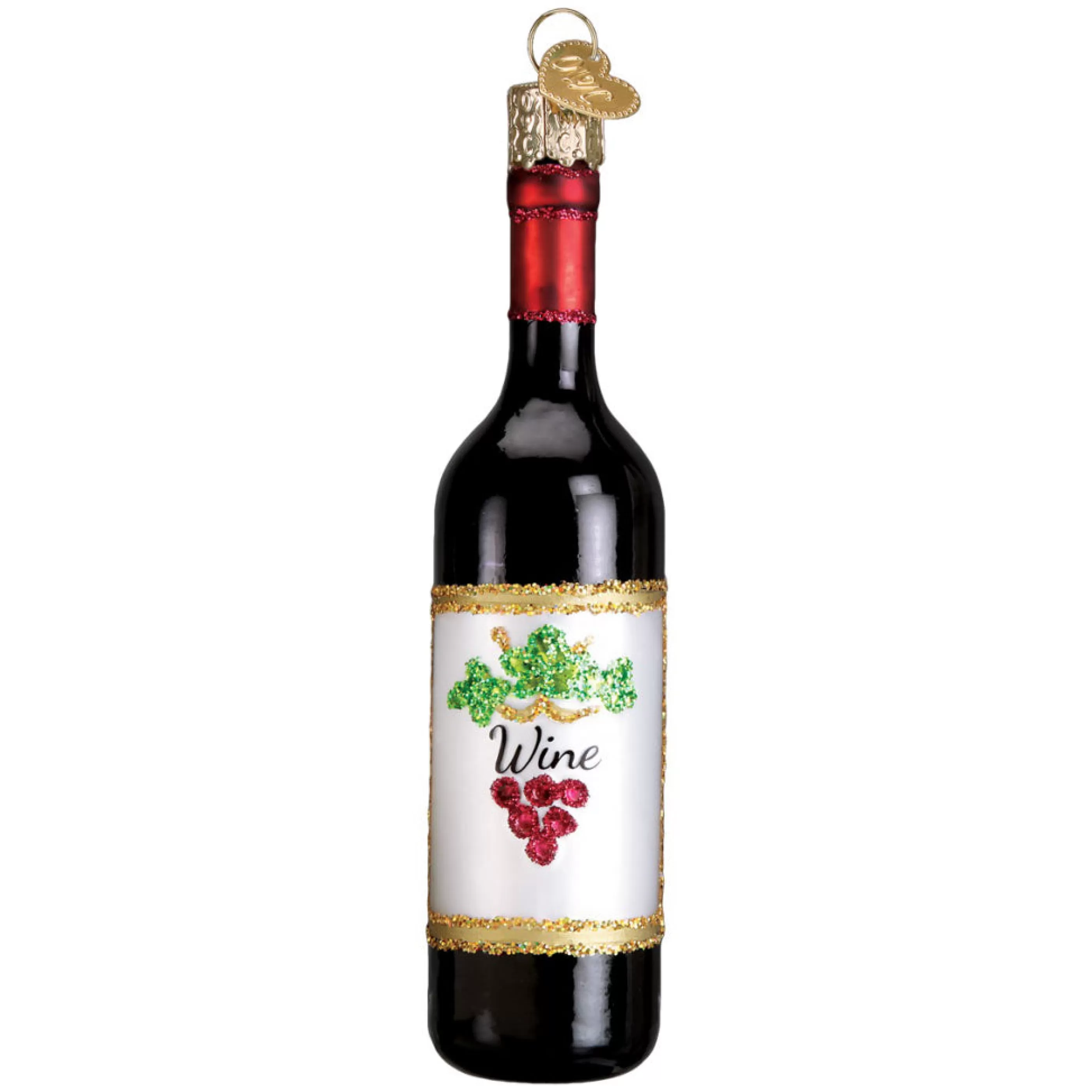 Old World Christmas Red Wine Bottle Ornament Online