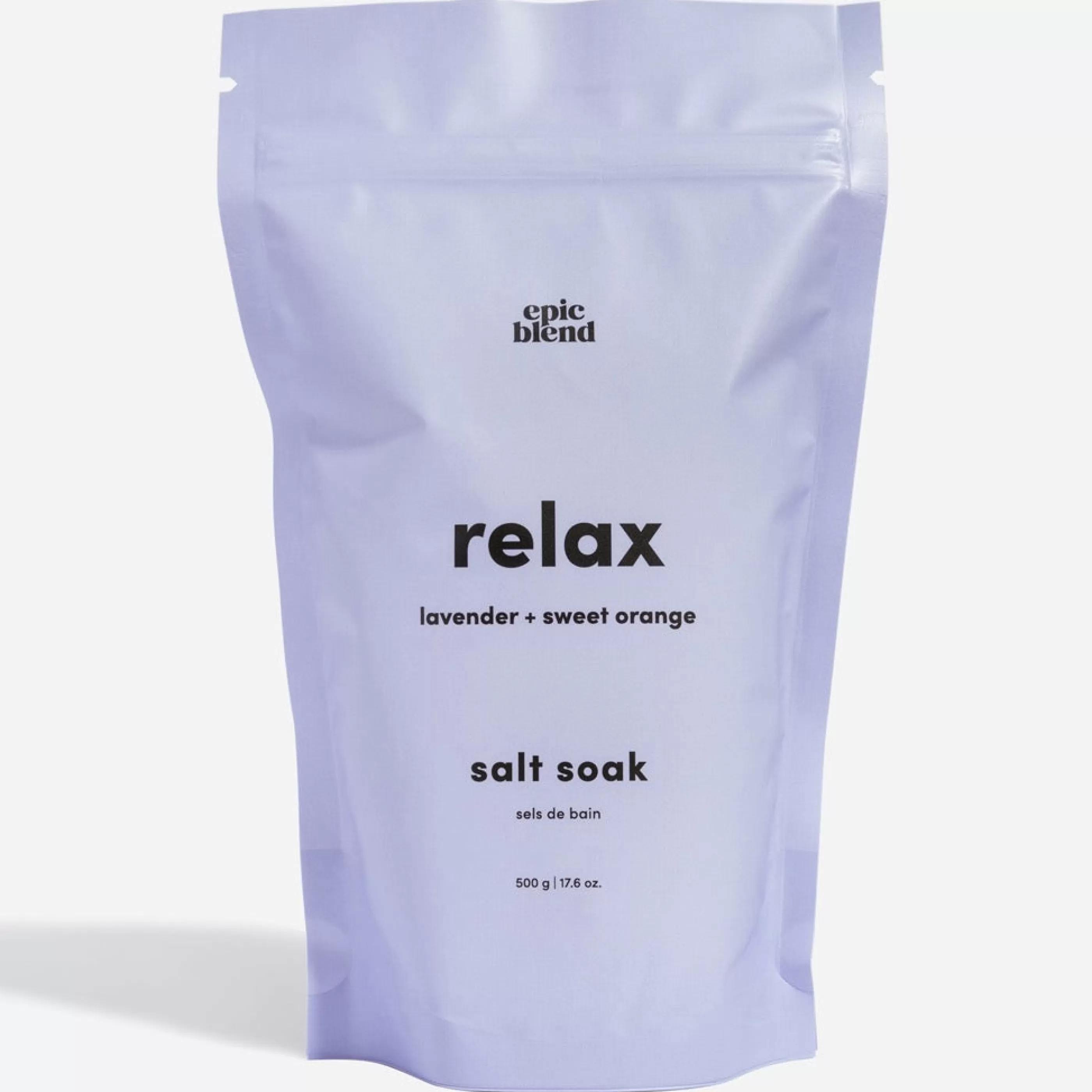 Epic Blend Bath & Shower>Relax Bath Salt Soak 500G