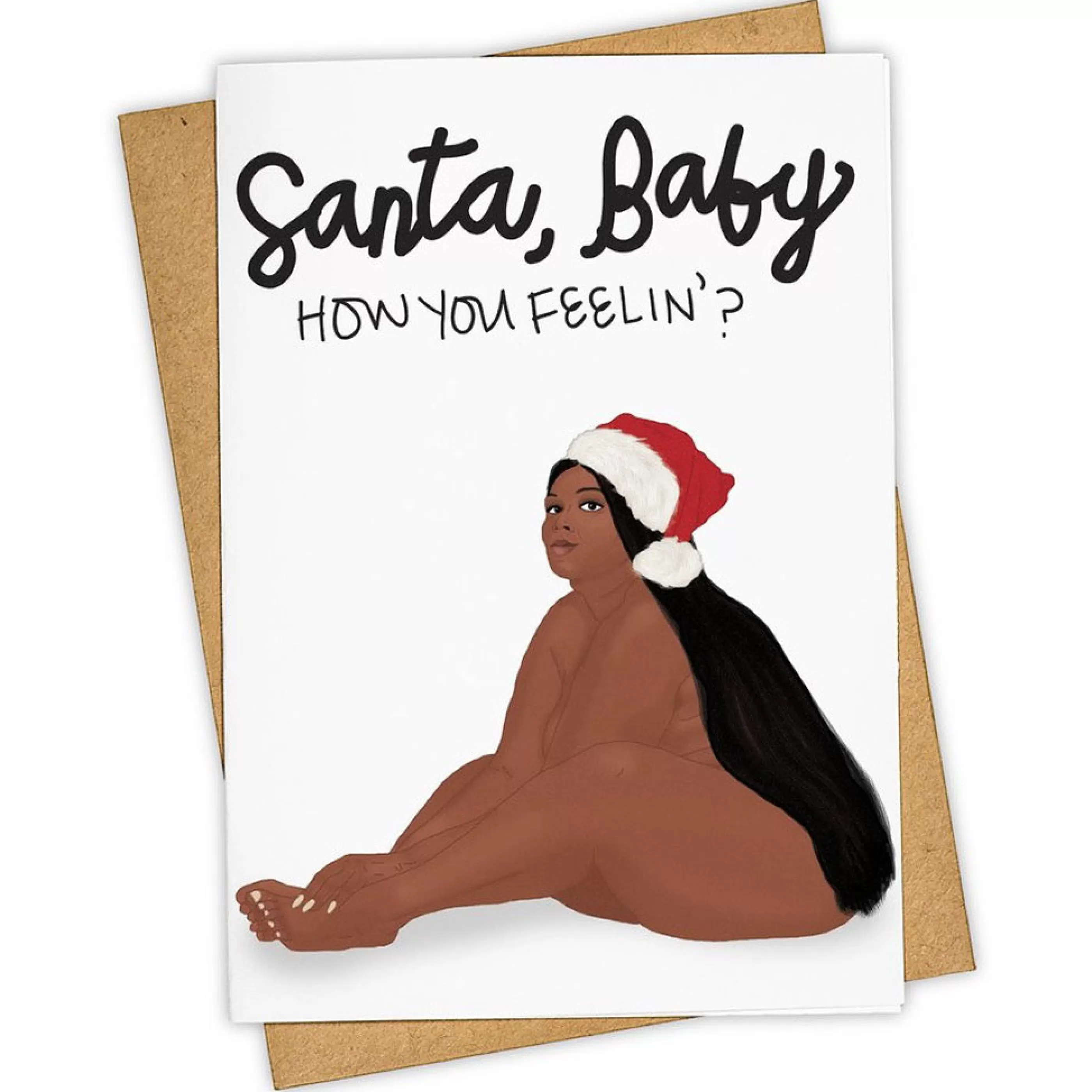 Tay Ham Santa Baby Lizzo Holiday Card Flash Sale