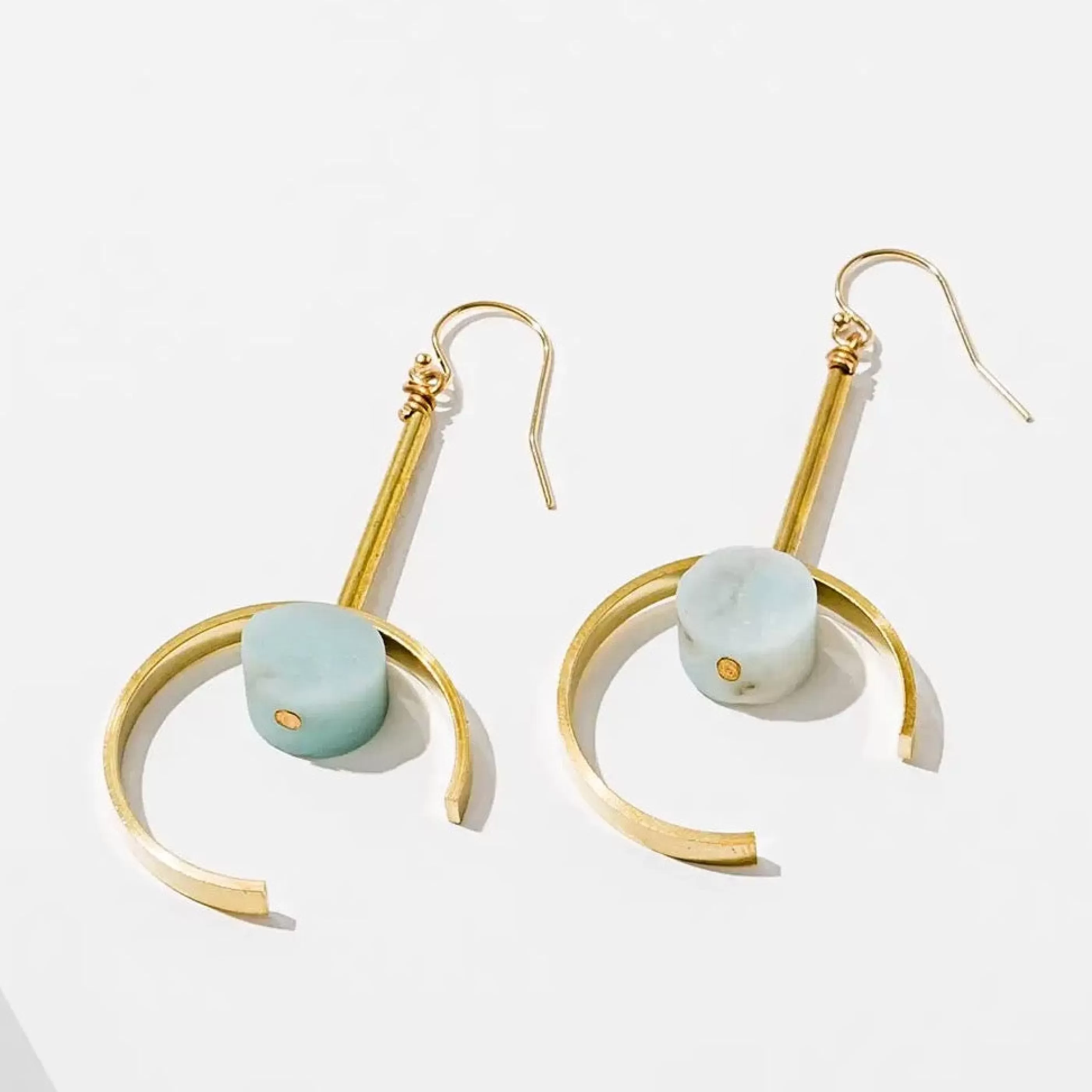 Larissa Loden Jewellery>Santorini Earrings Amazonite