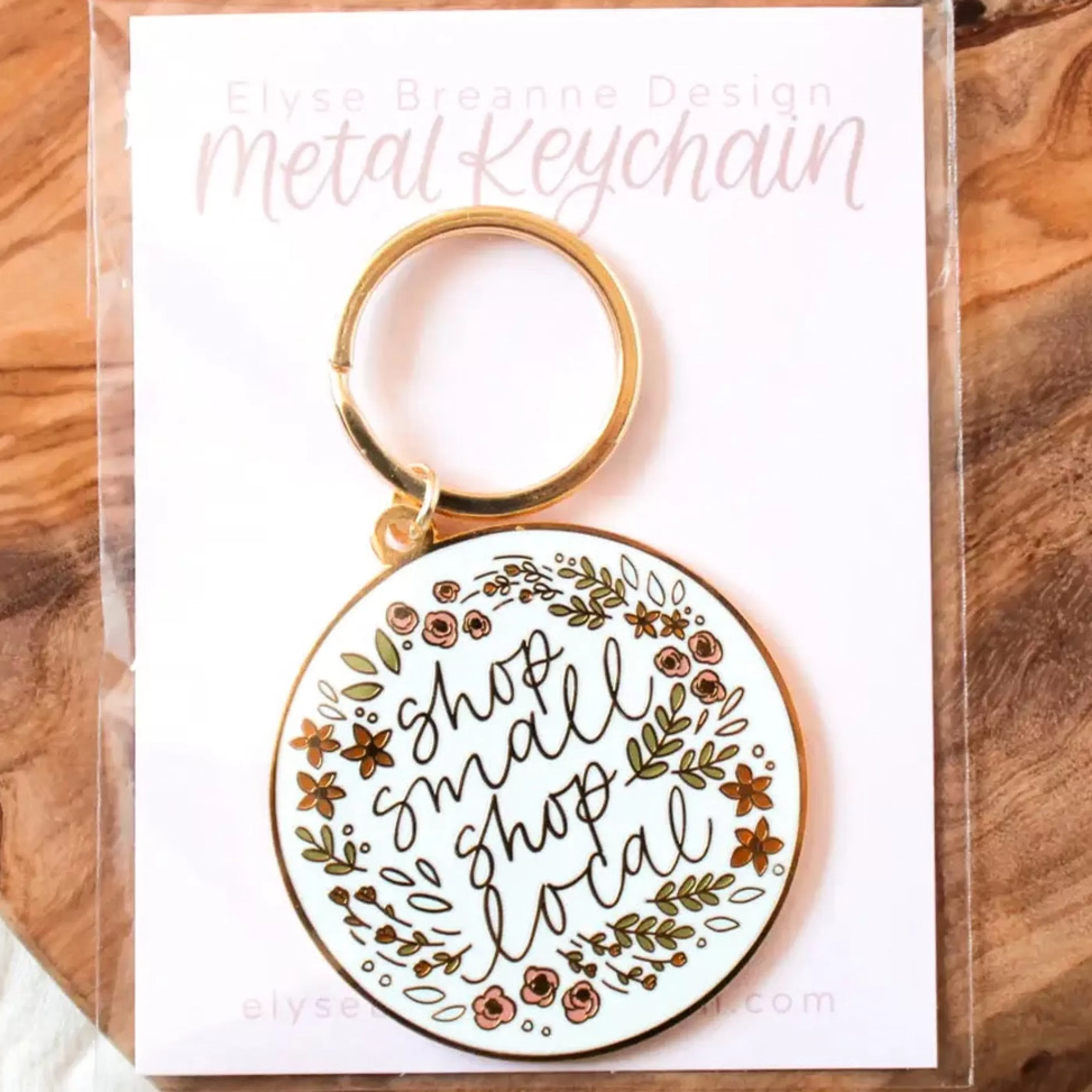 Elyse Breanne Design Pins, Patches & Keychains>Shop Small Keychain