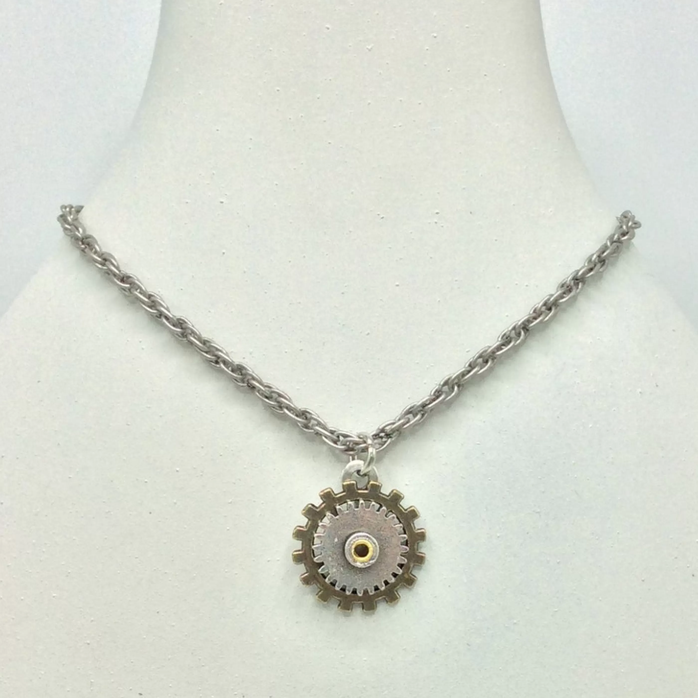 Alchemy Inc Jewellery>Single Gear Necklace