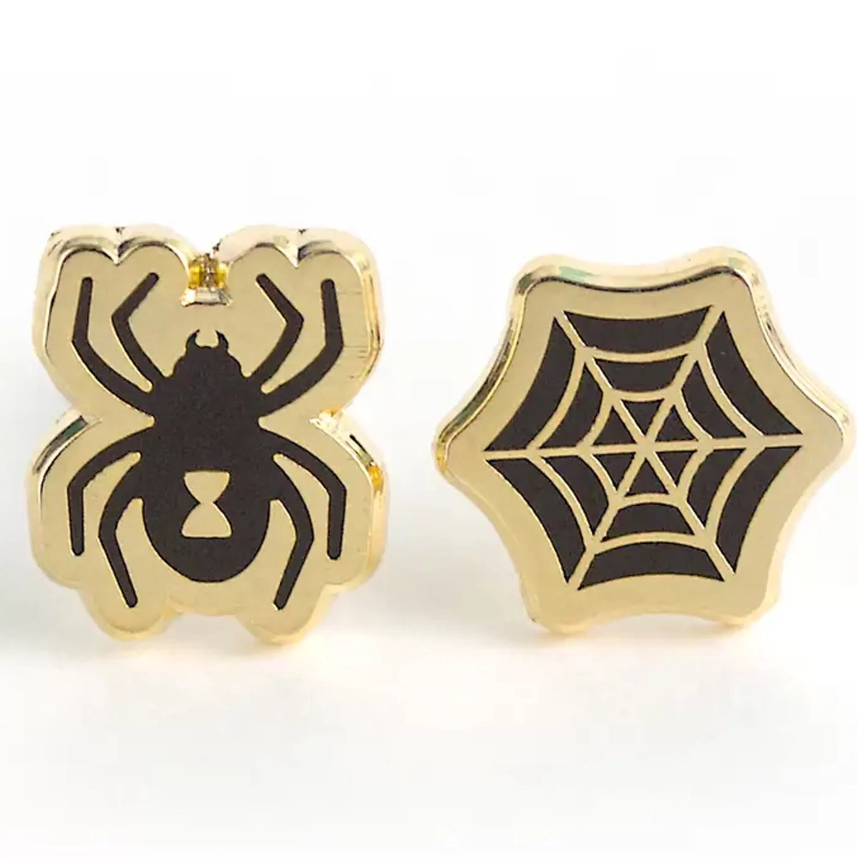 LuxCups Creative Jewellery>Spider & Web Earrings