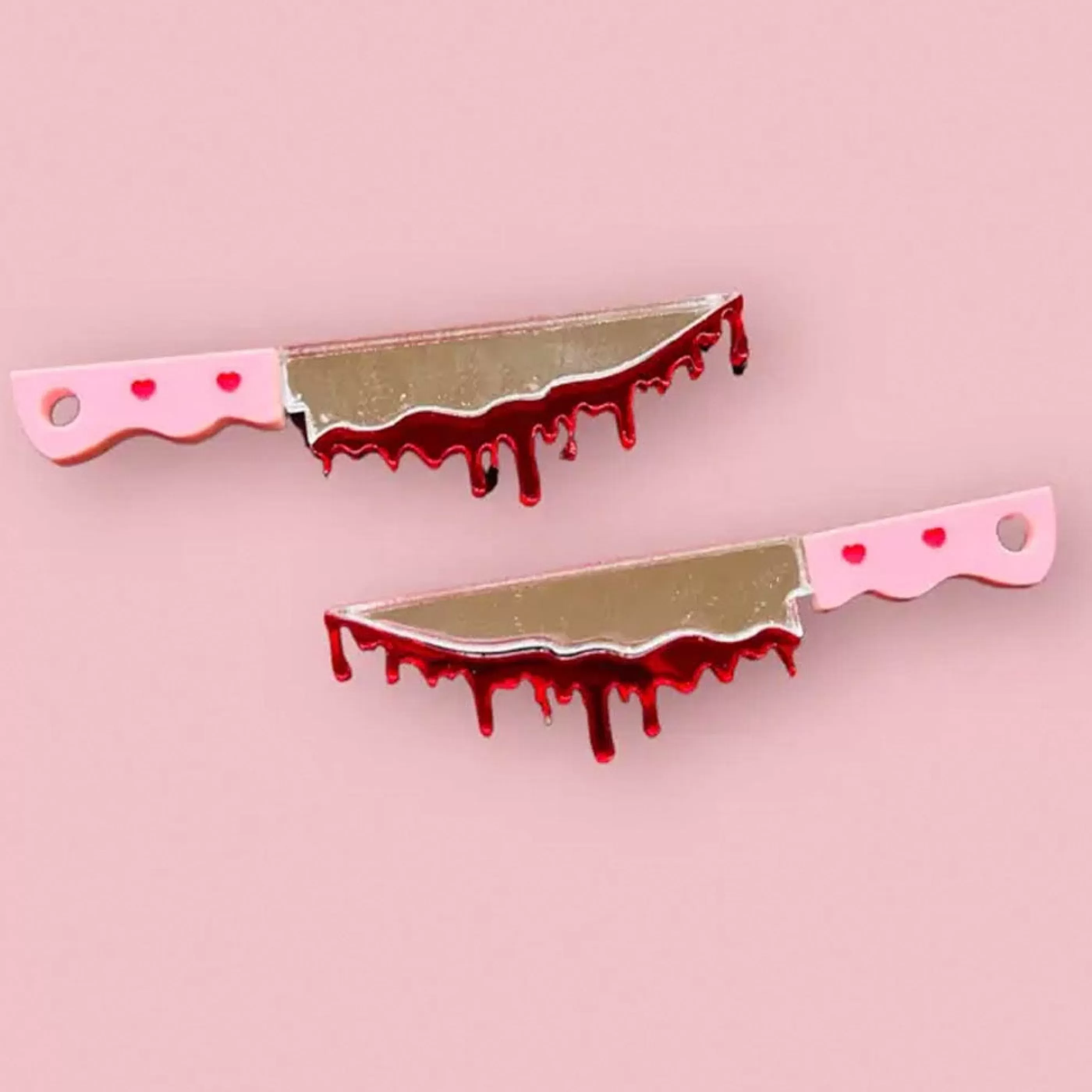 Studio Nena Jewellery>Sweetheart Bloody Knife Earrings