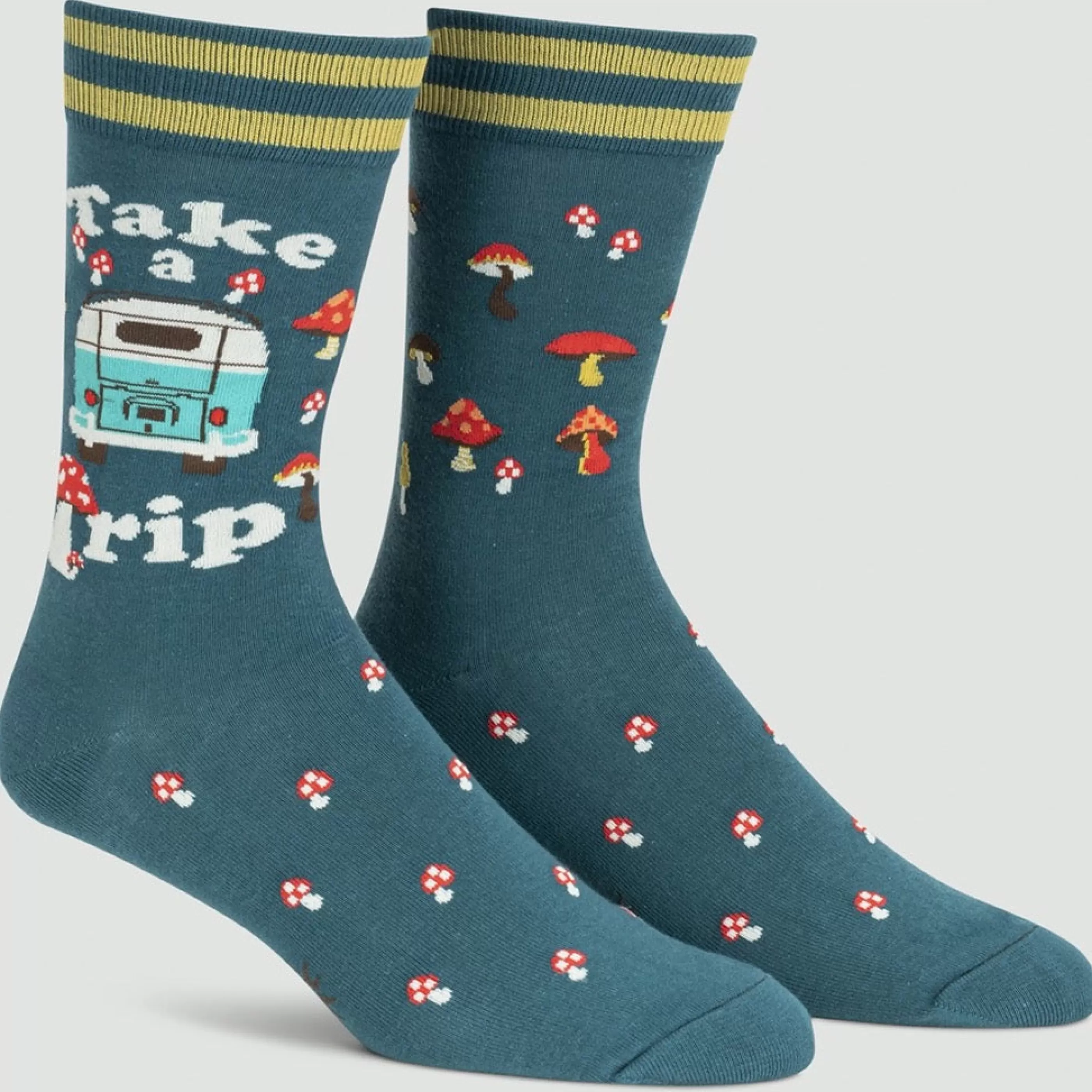 Sock It To Me Men's Socks>Take A Trip Men's Crew Socks