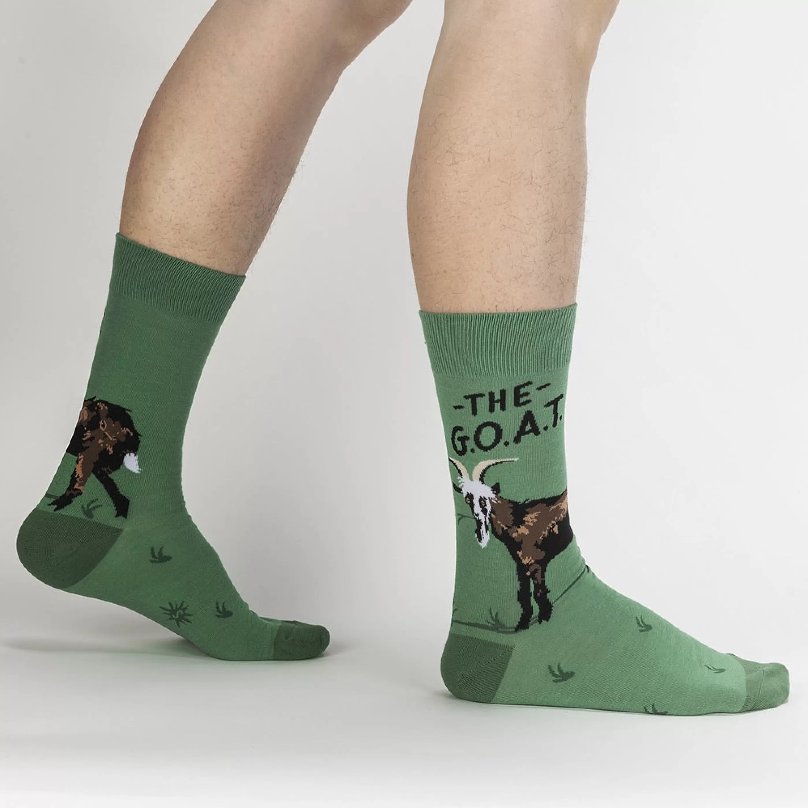 Sock It To Me Men's Socks>The G.O.A.T. Men's Crew Socks