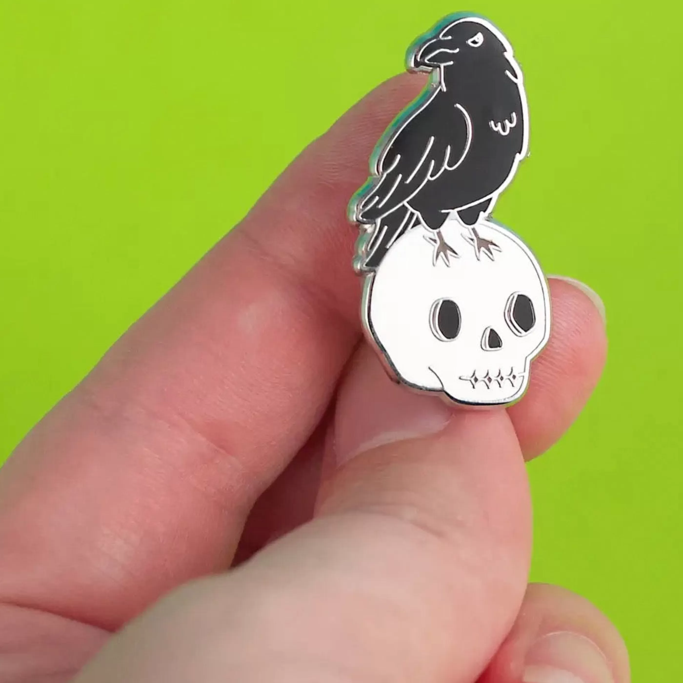 LuxCups Creative Pins, Patches & Keychains>The Raven Pin