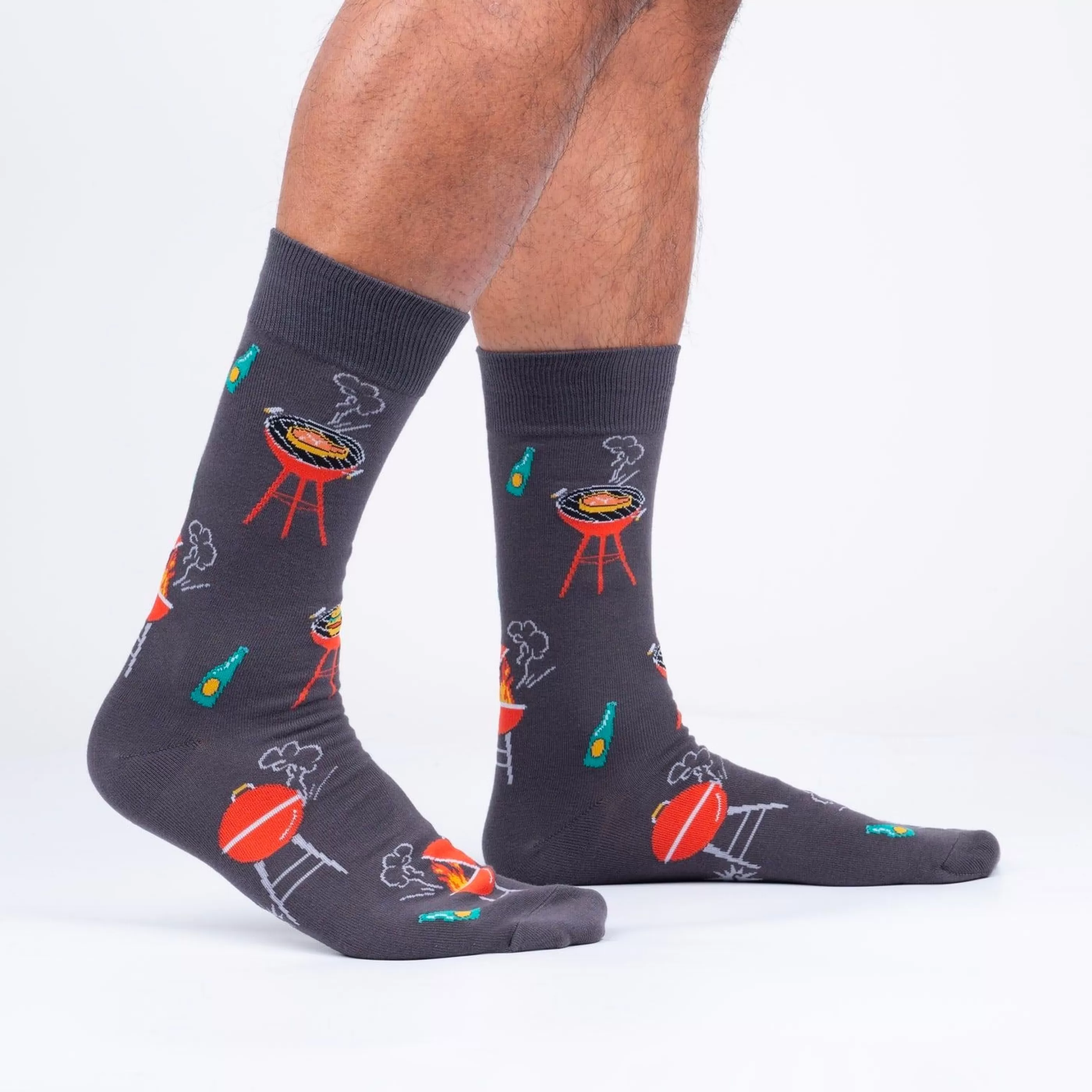 Sock It To Me Men's Socks>The Steaks Are High Men's Crew Socks