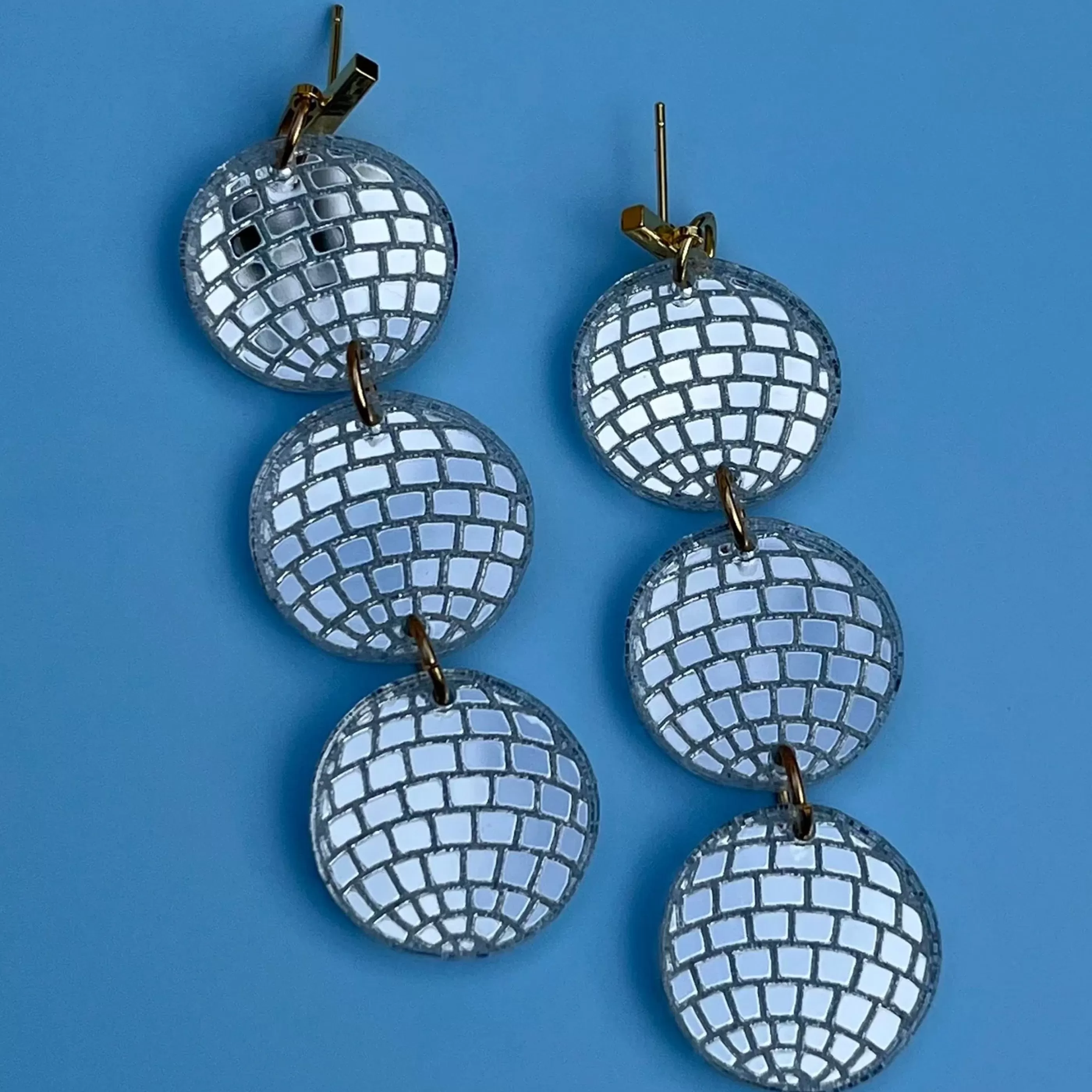 Studio Nena Jewellery>Tiered Disco Earrings