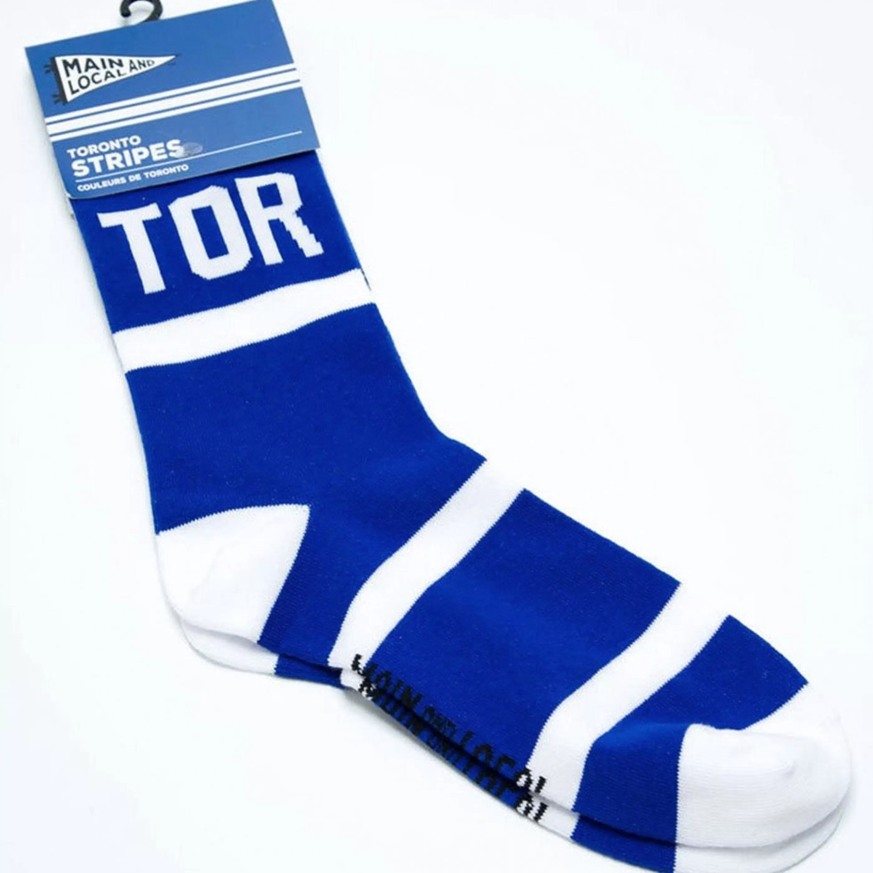 Main and Local Men's Socks>Toronto City Stripes Socks