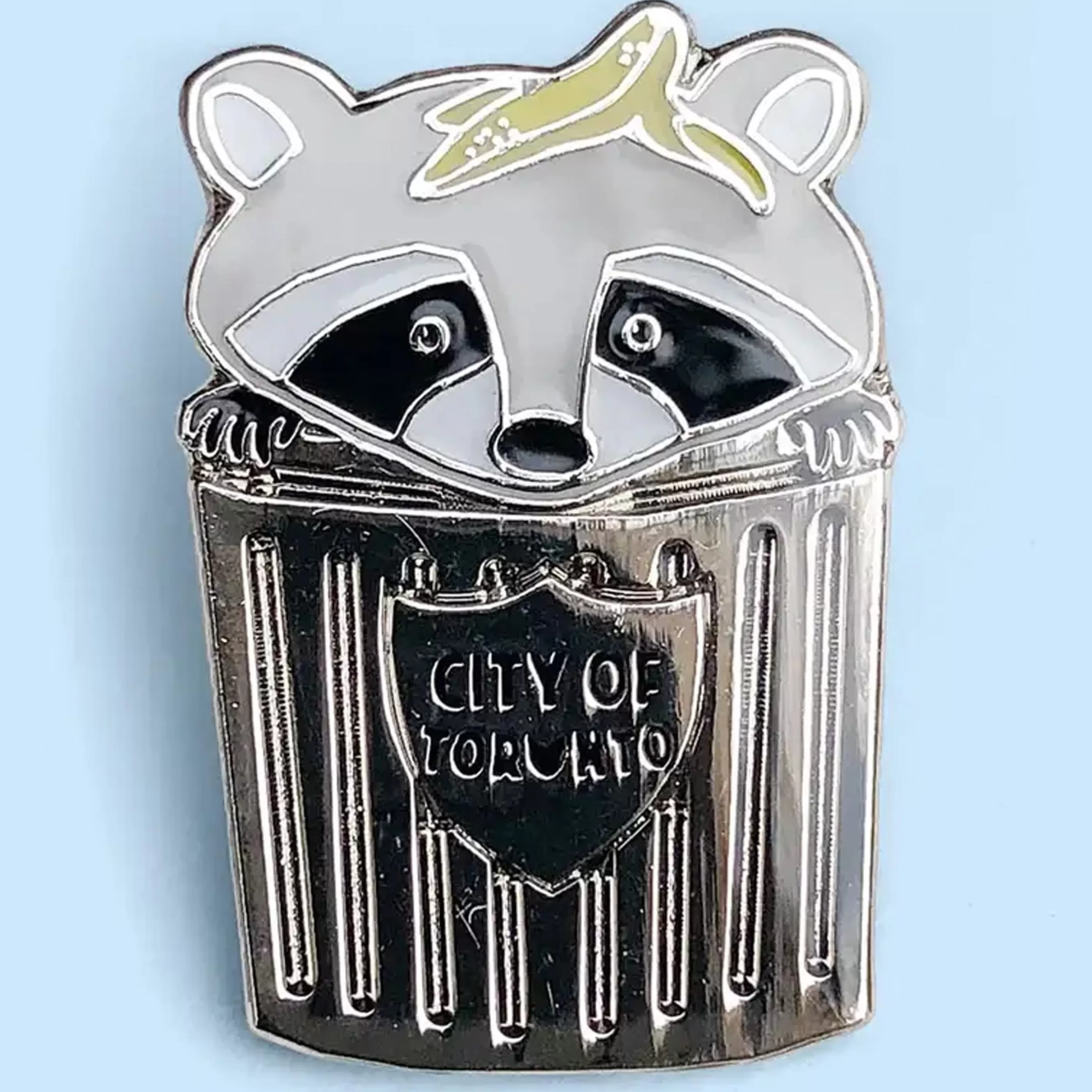 Crywolf Pins, Patches & Keychains>Trash Panda Raccoon Enamel Pin