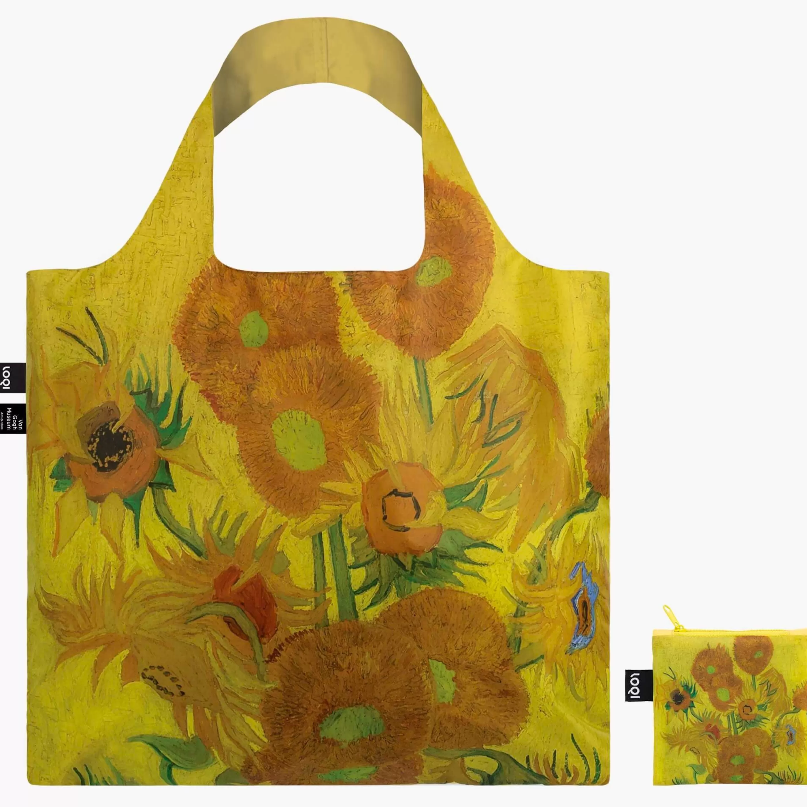 LOQI Bags>Van Gogh Sunflowers Recycled Tote Bag