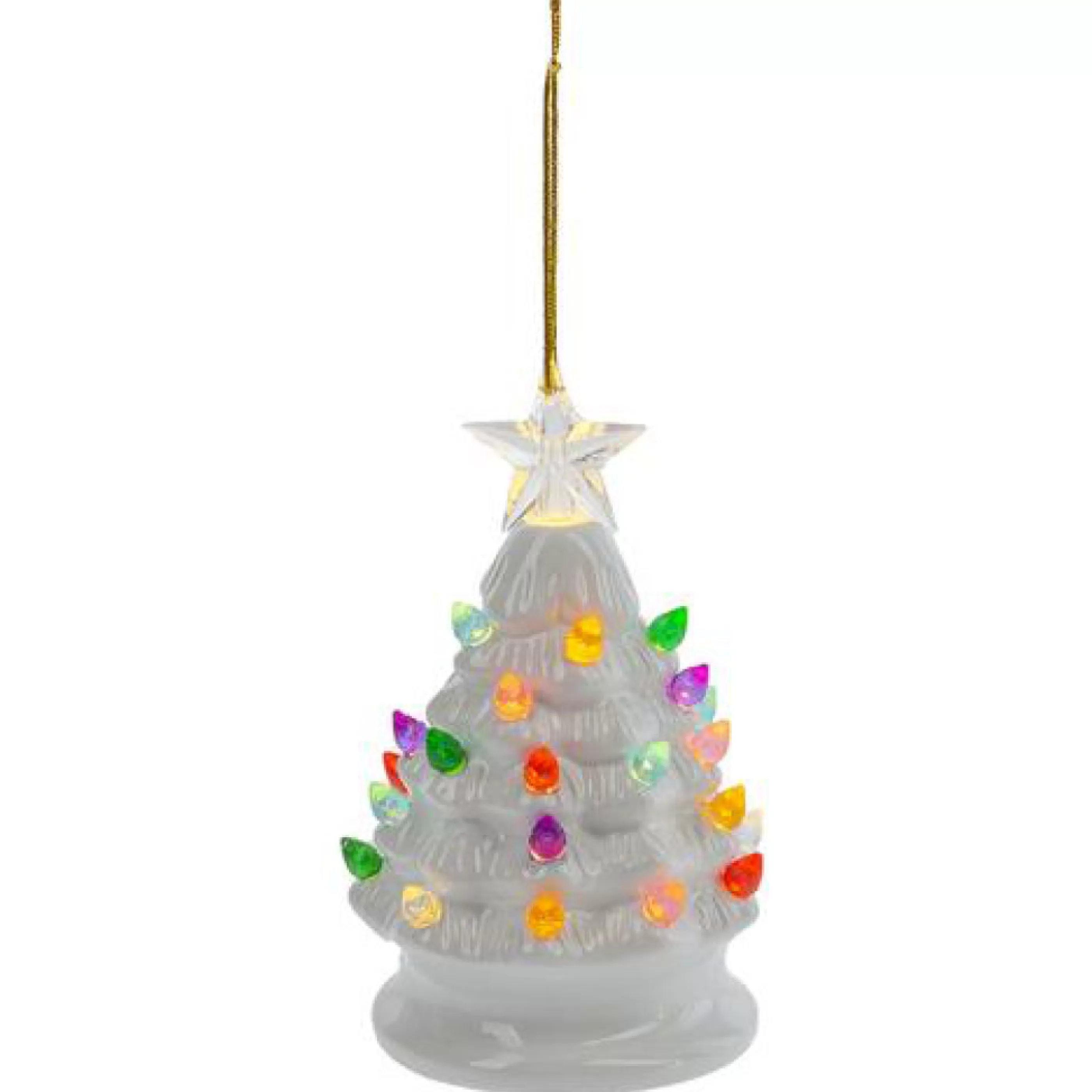 Midwest Vintage Ceramic Tree Led Ornament Best Sale