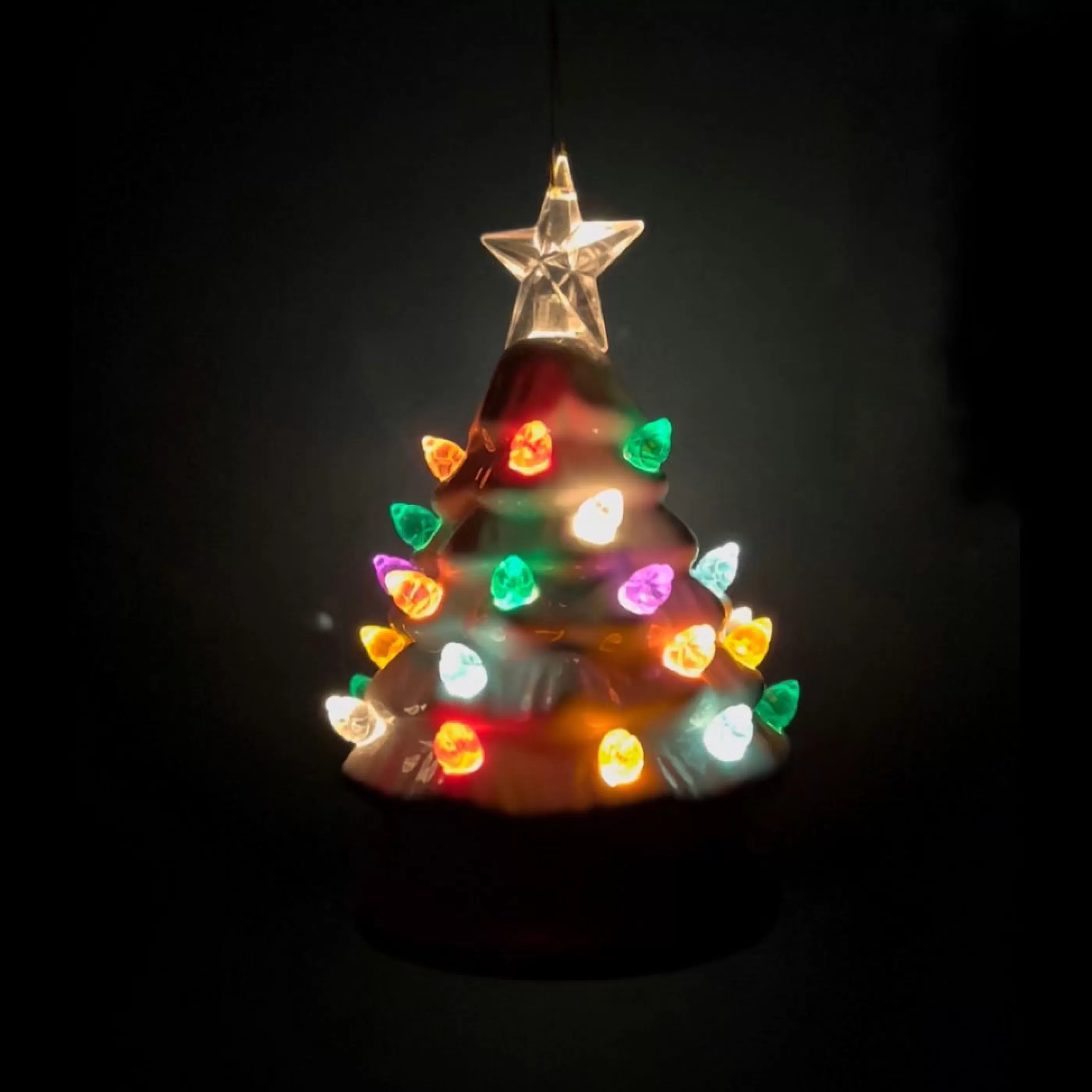 Midwest Vintage Ceramic Tree Led Ornament Best Sale