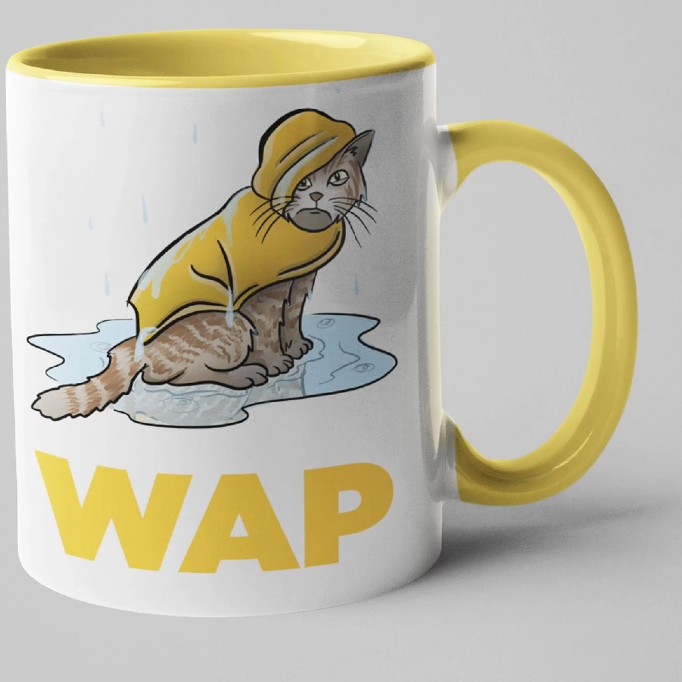 Calm Down Caren Mugs>Wap - Cat Coffee Mug