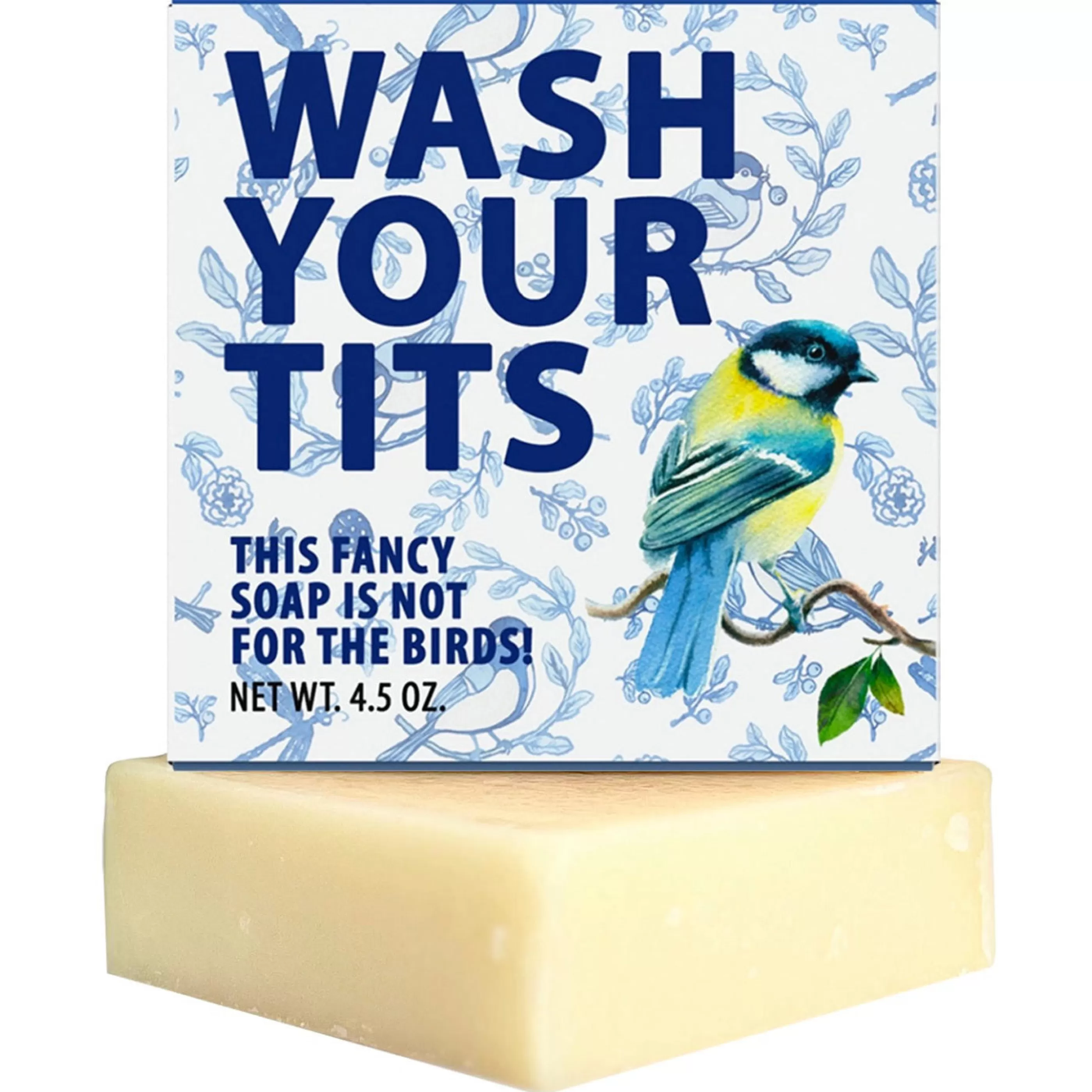 Totally Cheesy Bath & Shower>Wash Your Tits Funny Soap