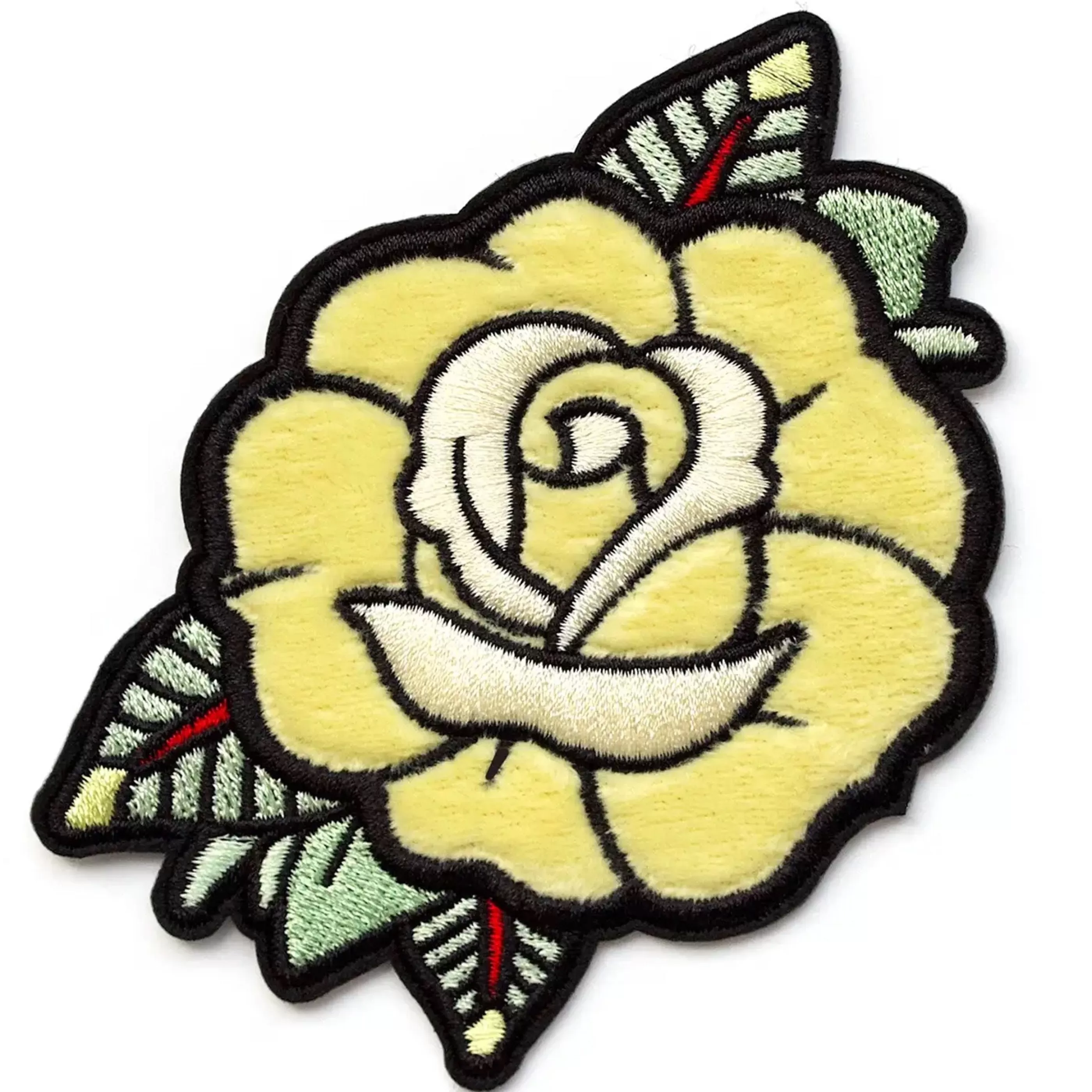 LuxCups Creative Pins, Patches & Keychains>Yellow Rose Patch