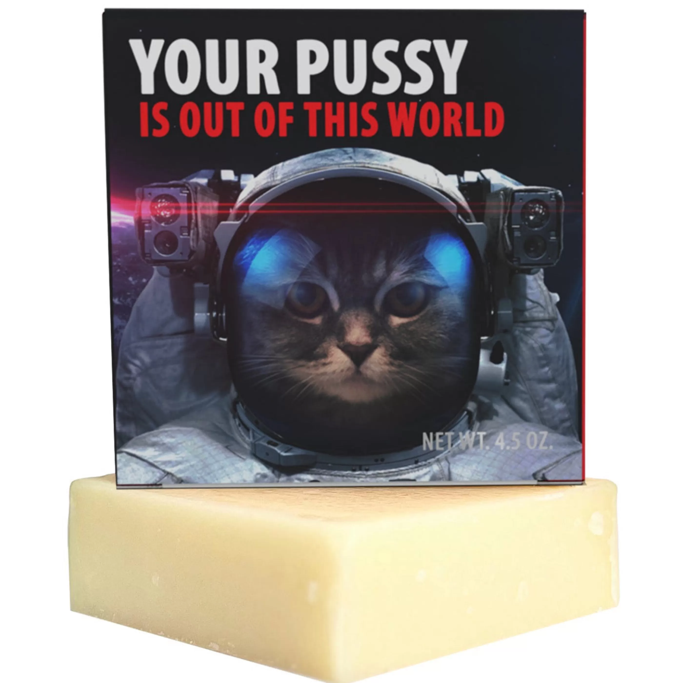 Totally Cheesy Bath & Shower>Your Pussy Is Out Of This World Soap